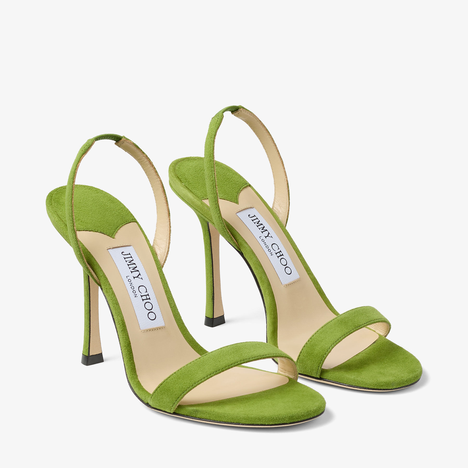 Jenn 100 | Clover Suede Sandals | JIMMY CHOO
