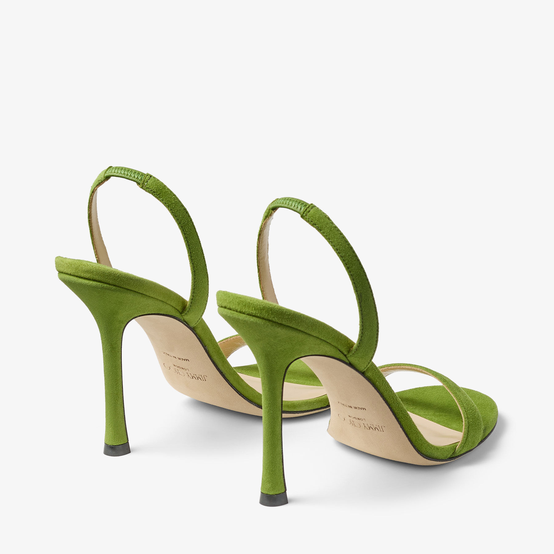 Jenn 100 | Clover Suede Sandals | JIMMY CHOO
