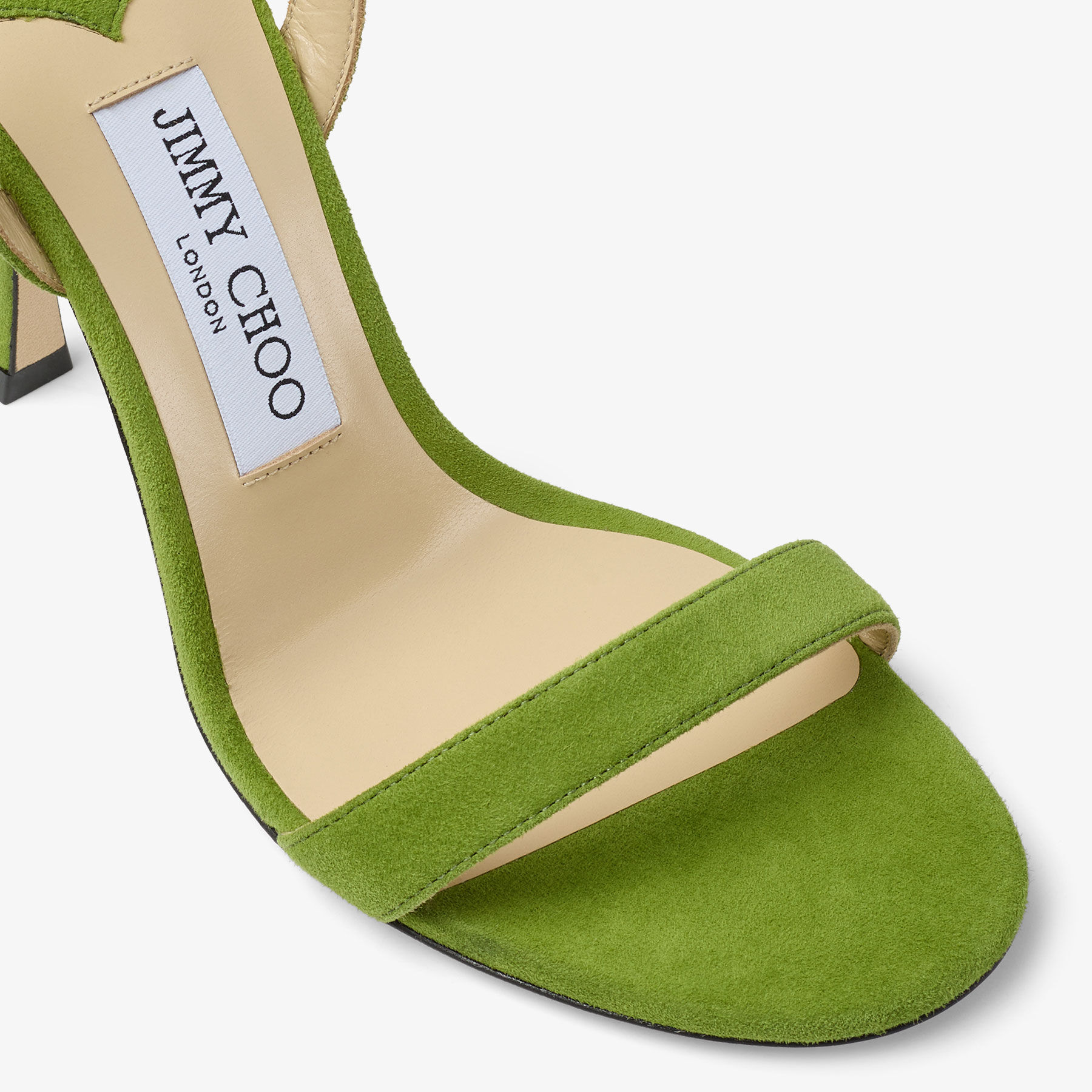 Jenn 100 | Clover Suede Sandals | JIMMY CHOO