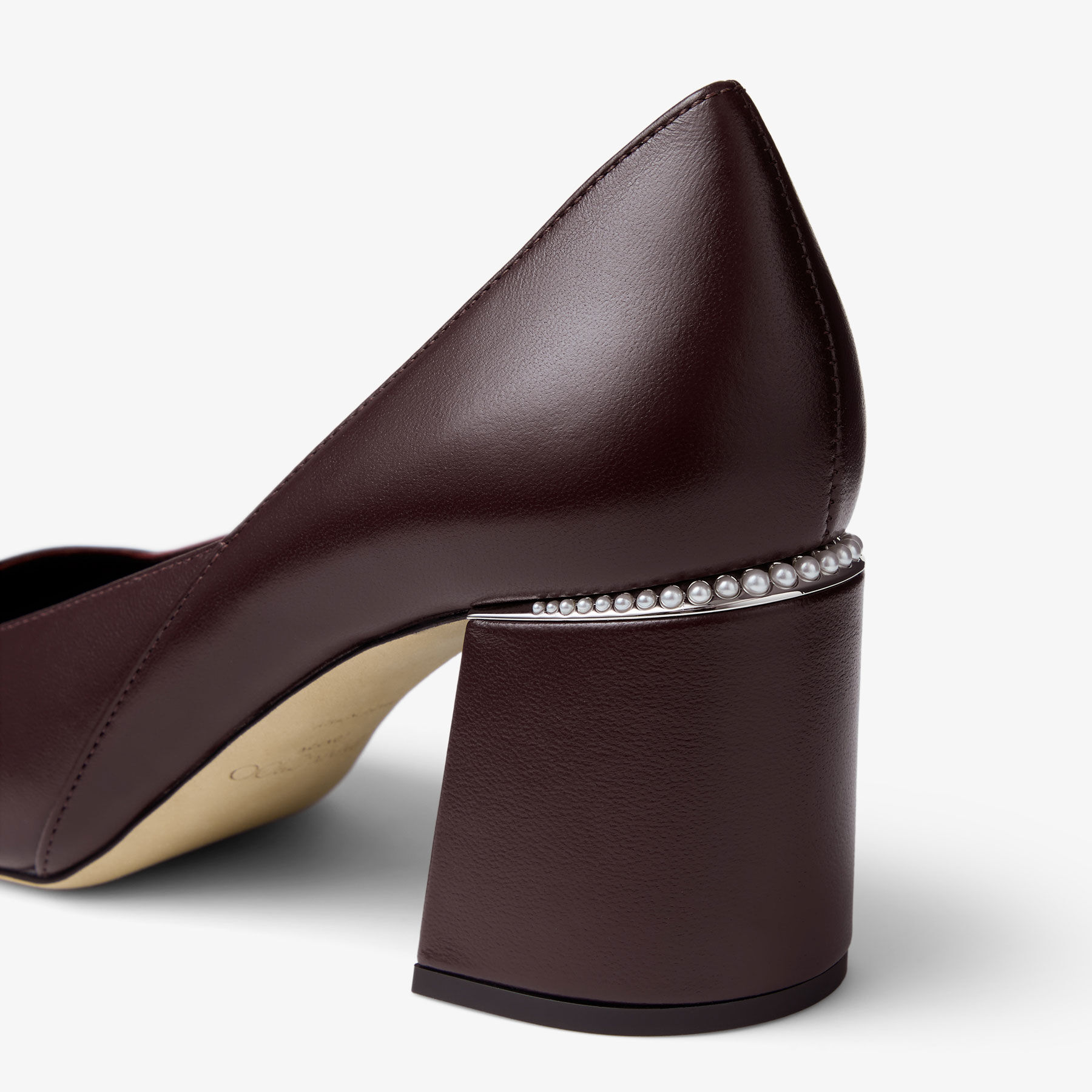 Jenson 65 | Deep Merlot Patent Leather Nappa Pumps | JIMMY CHOO US