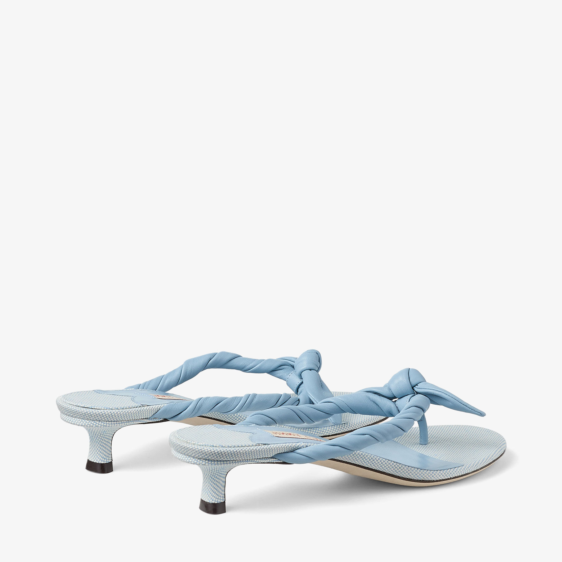 Liss 35 | Riviera Blue Mix Soft Glove Leather and Flecked Canvas