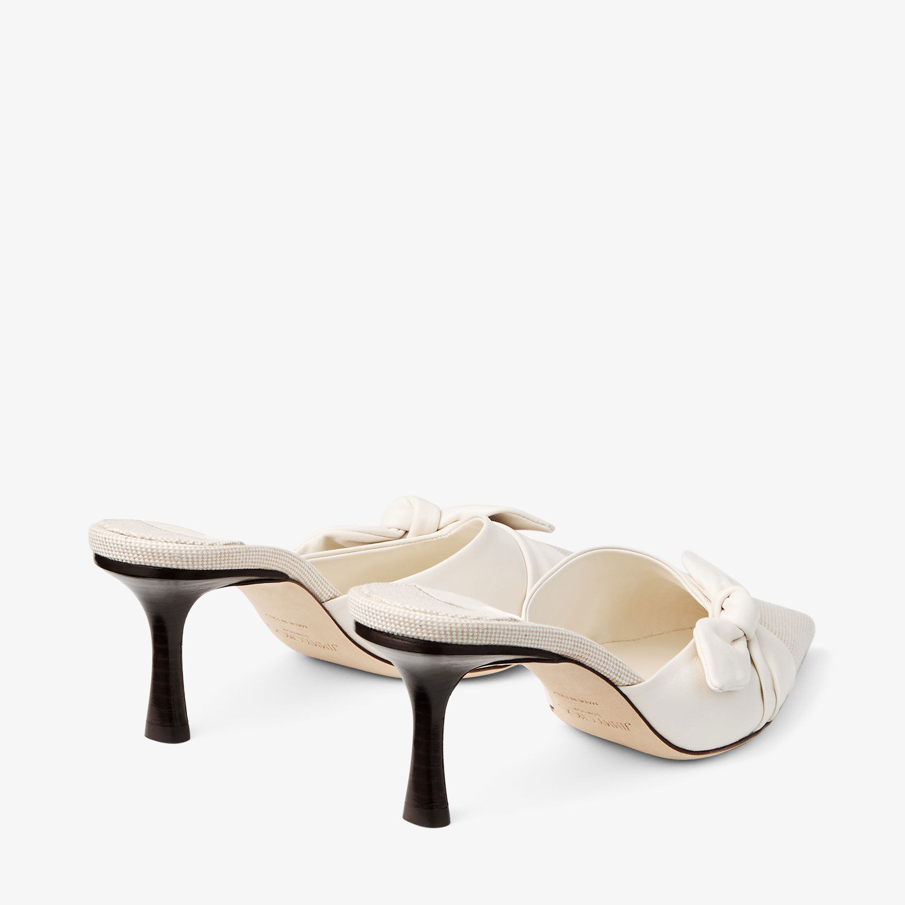 Livi 65 | Almond and Latte Mix Flecked Canvas and Soft Glove