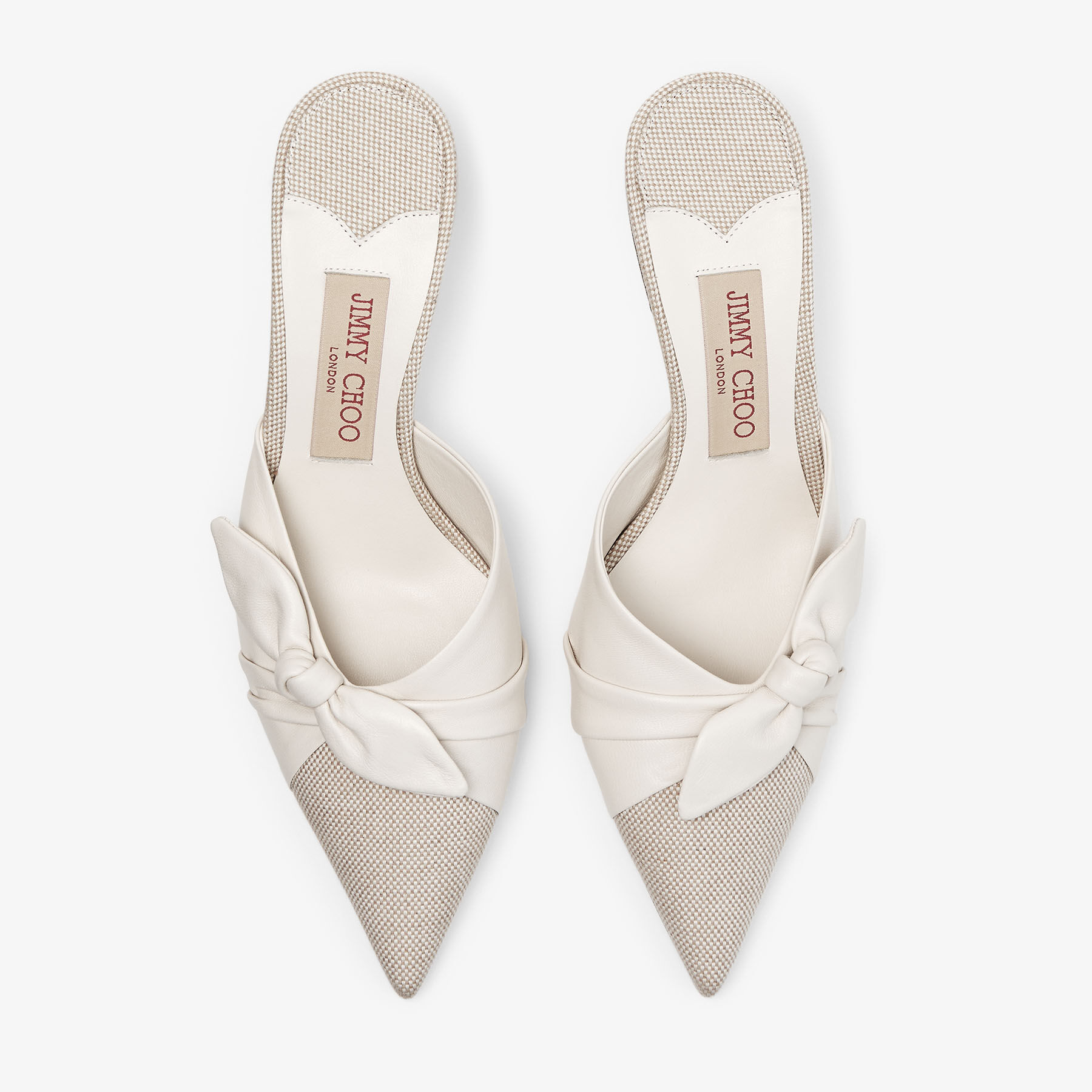 Livi 65 | Almond and Latte Mix Flecked Canvas and Soft Glove