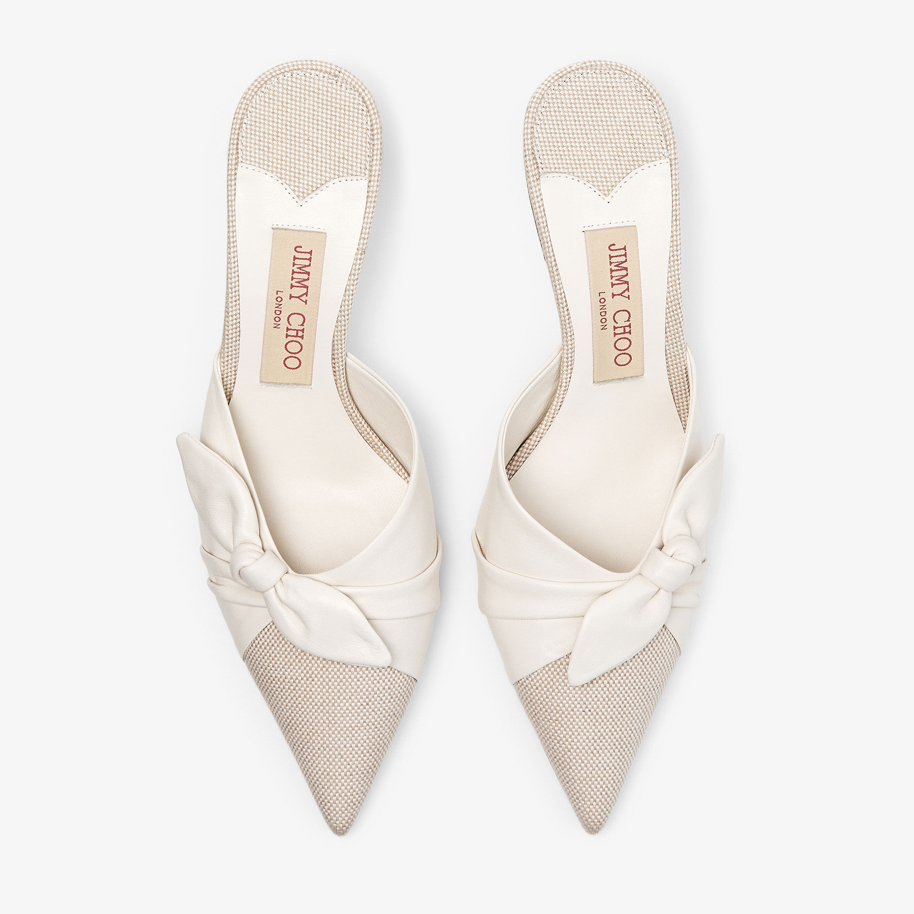 Livi 65 | Almond and Latte Mix Flecked Canvas and Soft Glove