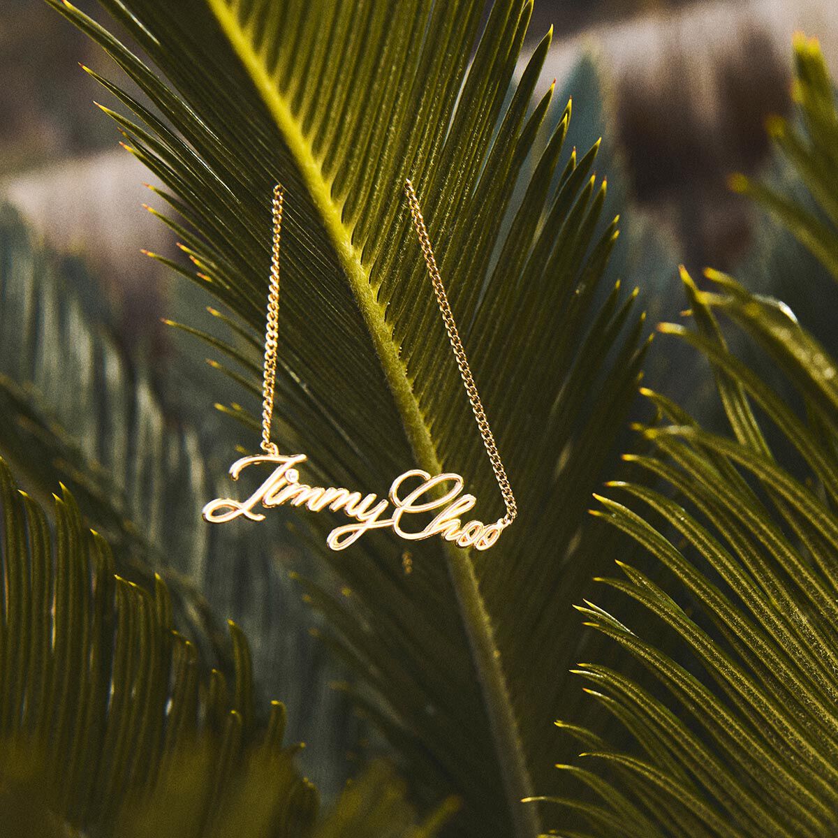JIMMY CHOO 国内買付 Logo ScriptNecklace スクリプトネックレス 国内即発【JIMMY CHOO】ロゴ スクリプト ネックレス (Jimmy Choo