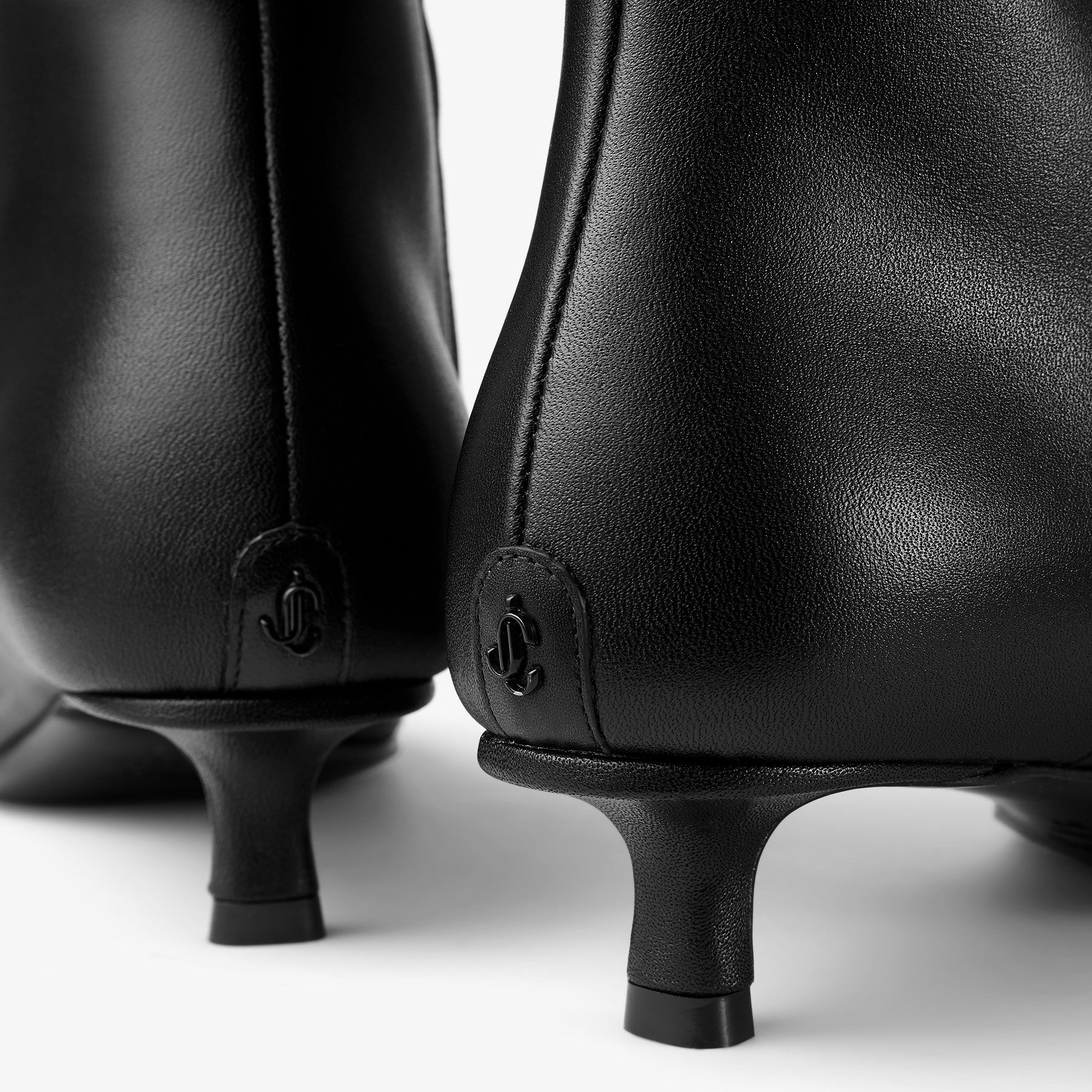 Lory Ankle Boot 35 | Black Calf Leather Ankle Boots | JIMMY CHOO