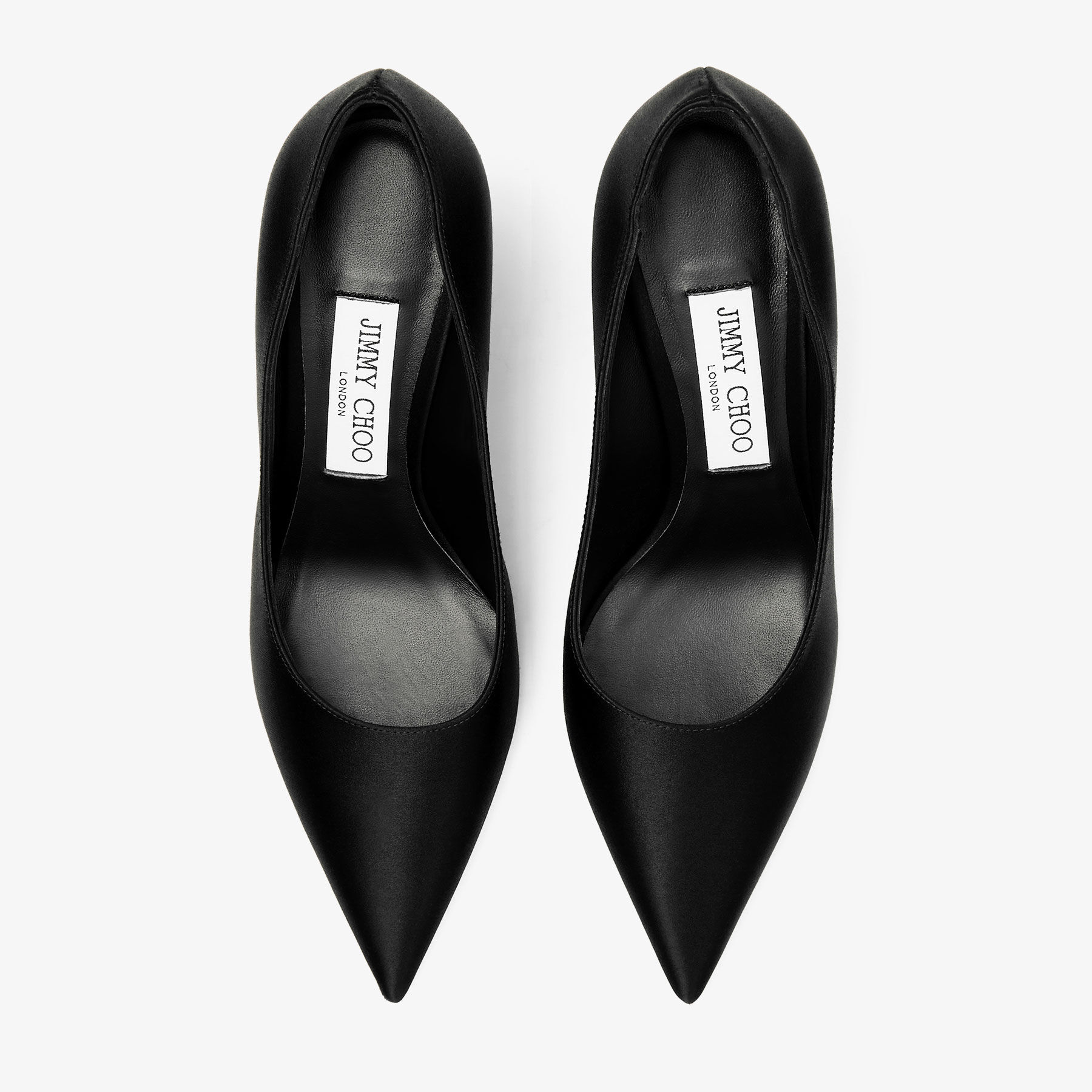 Love 85 | Black Satin Pumps | JIMMY CHOO