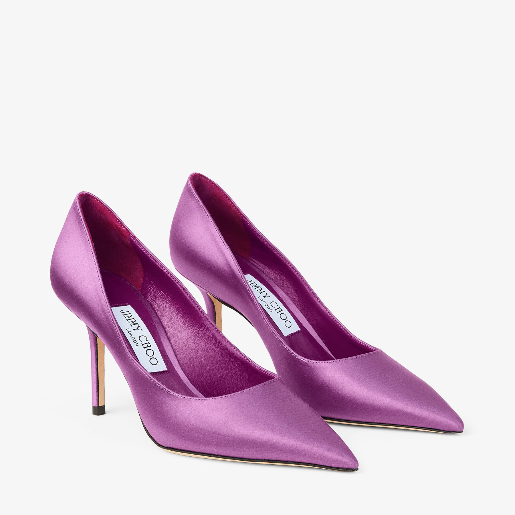 haluc❤ Love 85 | Violet Orchid Satin Pumps | JIMMY CHOO