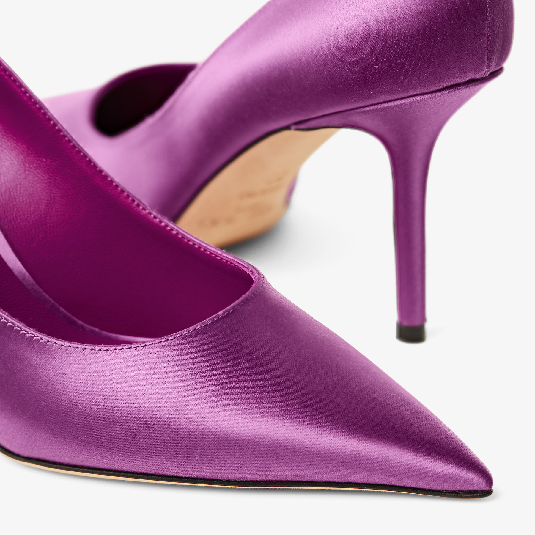 Love 85 | Violet Orchid Satin Pumps | JIMMY CHOO