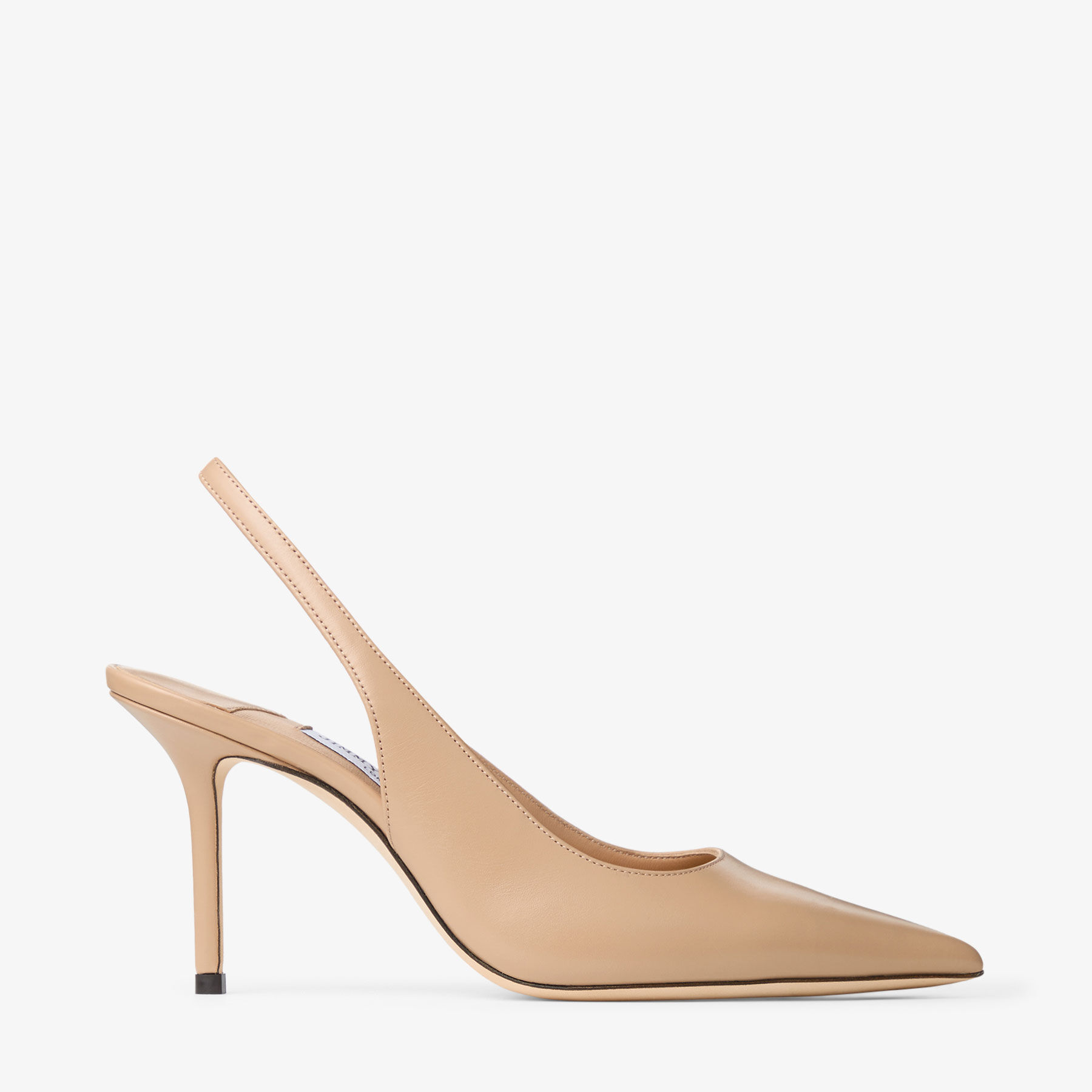 JIMMY CHOO ベージュ スリングバックパンプス Love Sling Back 85 | Chai Calf Leather Slingbacks | JIMMY CHOO