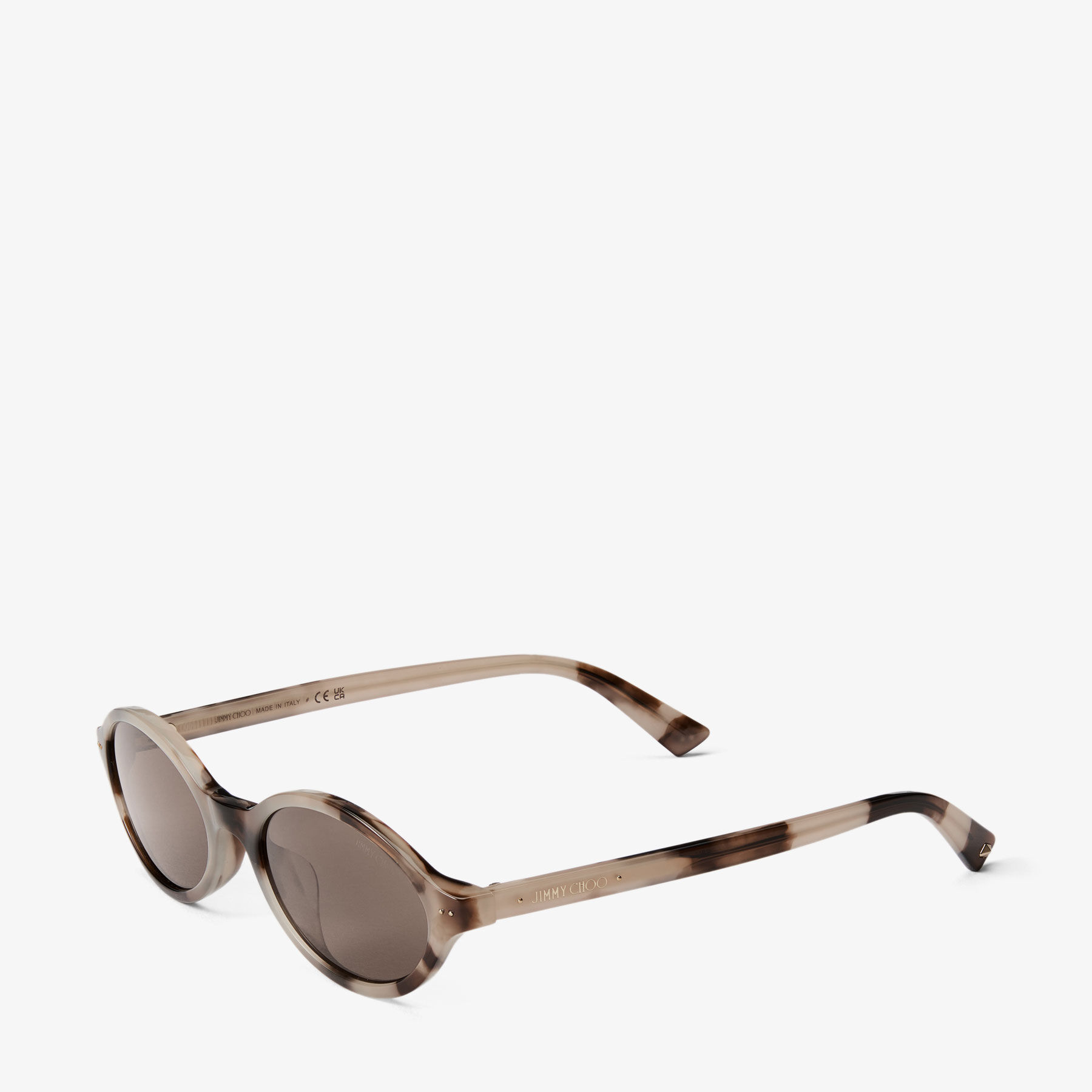 Marais | Chai Havana and Dark Brown Acetate Oval Sunglasses