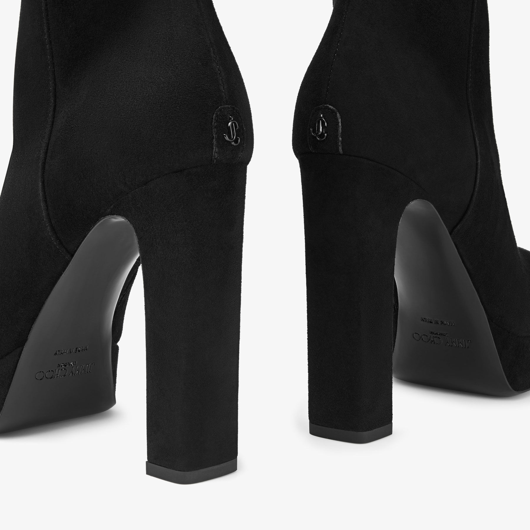 Marene Ankle Boot 120 | Black Suede Ankle Boots | JIMMY CHOO