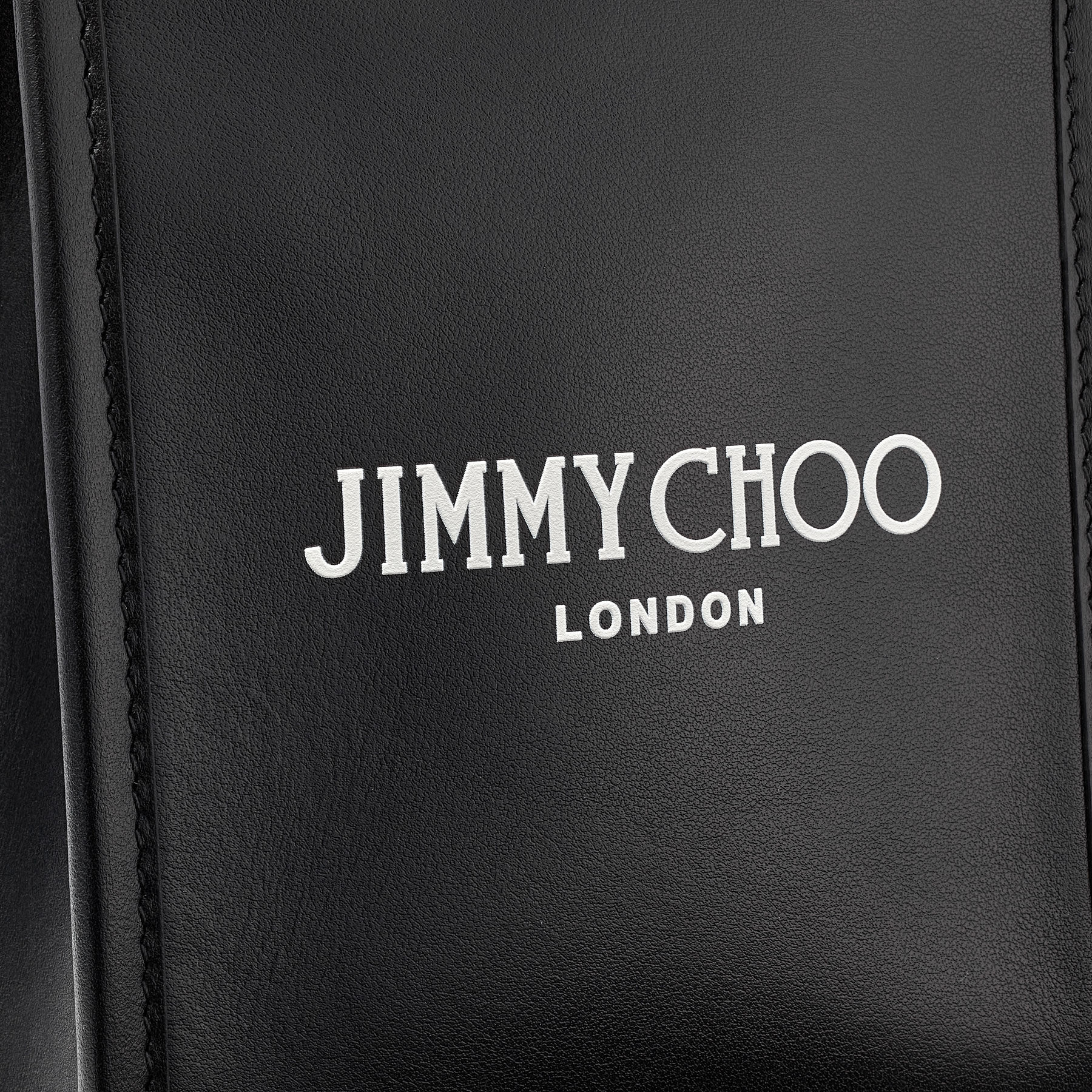 ☆JIMMY CHOO☆ Mini N/S Tote Leather 2wayトート BLACK♪ MINI N/S TOTE | Black Leather Mini Tote Bag | Summer