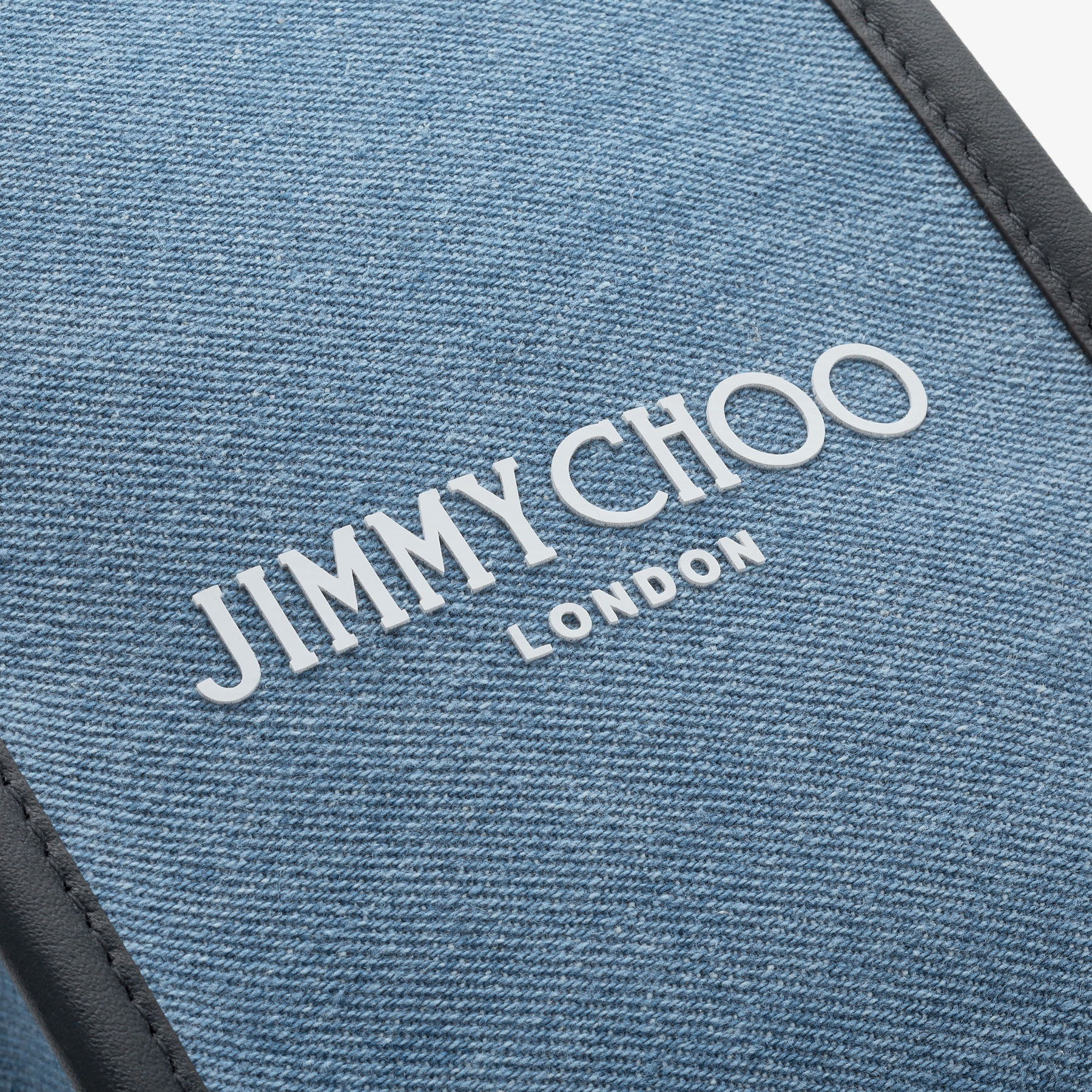 Mini N/S Tote | Washed Denim Mini Tote Bag | JIMMY CHOO Mini N/S Tote | Washed Denim Mini Tote Bag | JIMMY CHOO