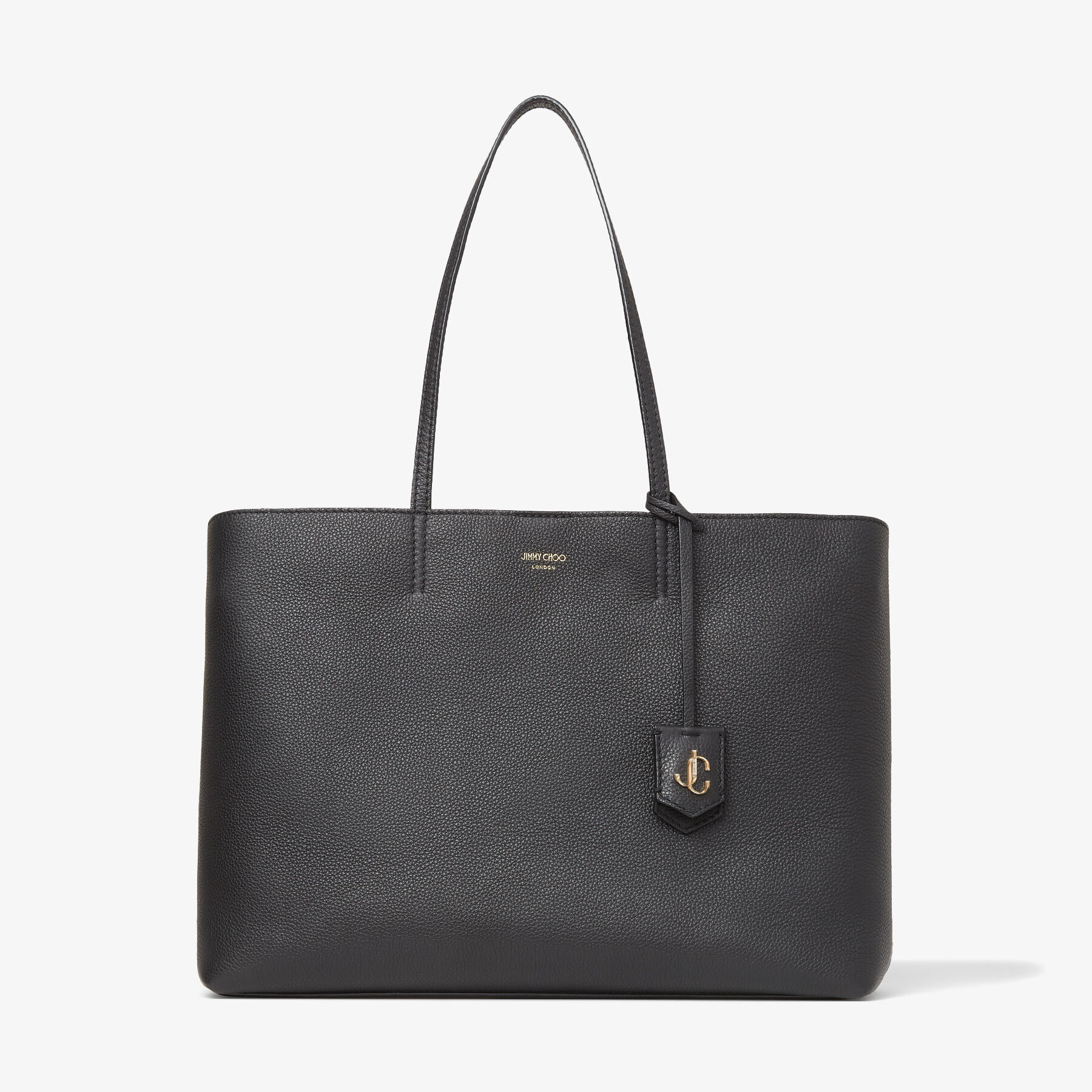 Jimmy Choo Small N/S logo-print Tote Bag | Black | FARFETCH