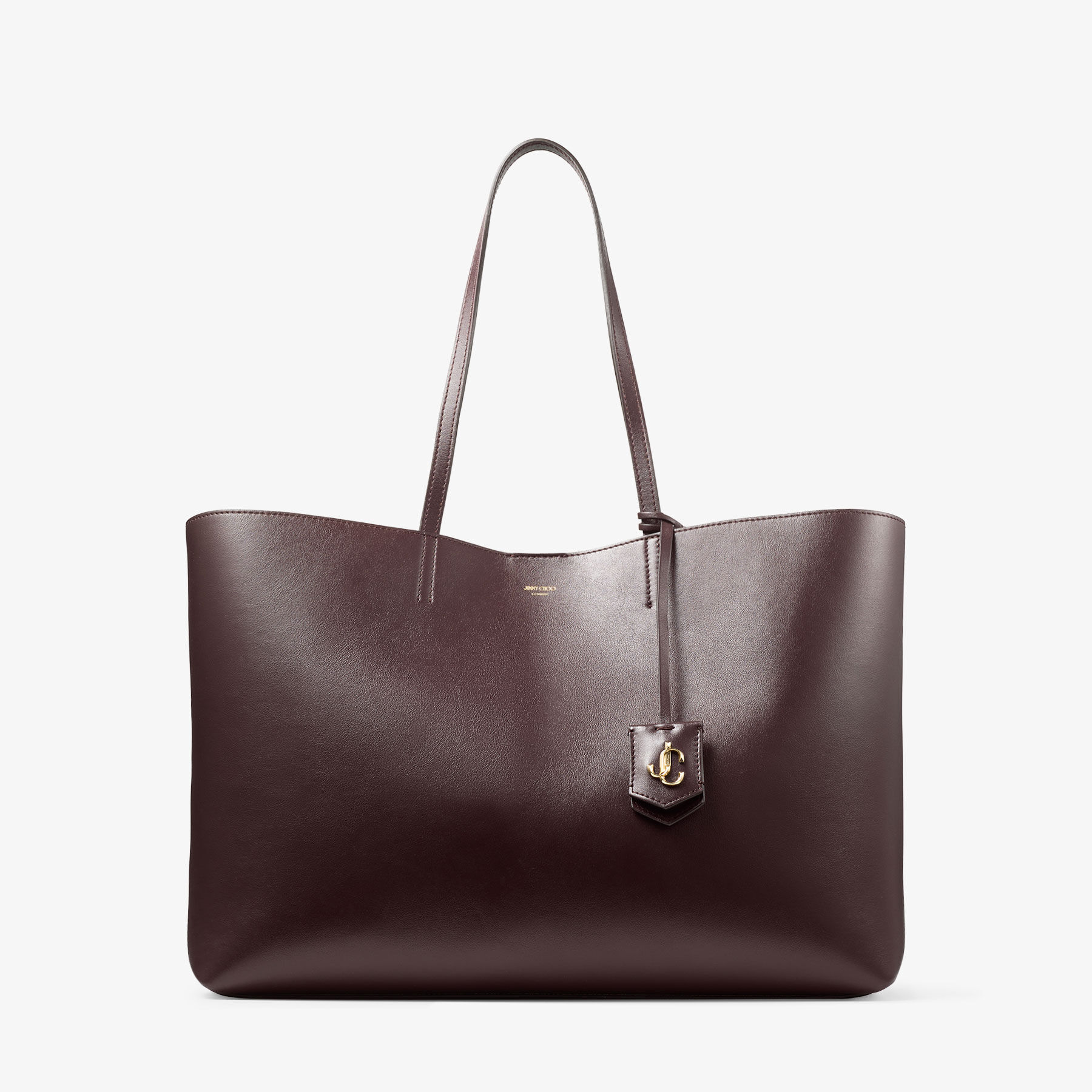 Nine2Five East-West | Deep Merlot Smooth Calf Leather Tote Handbag