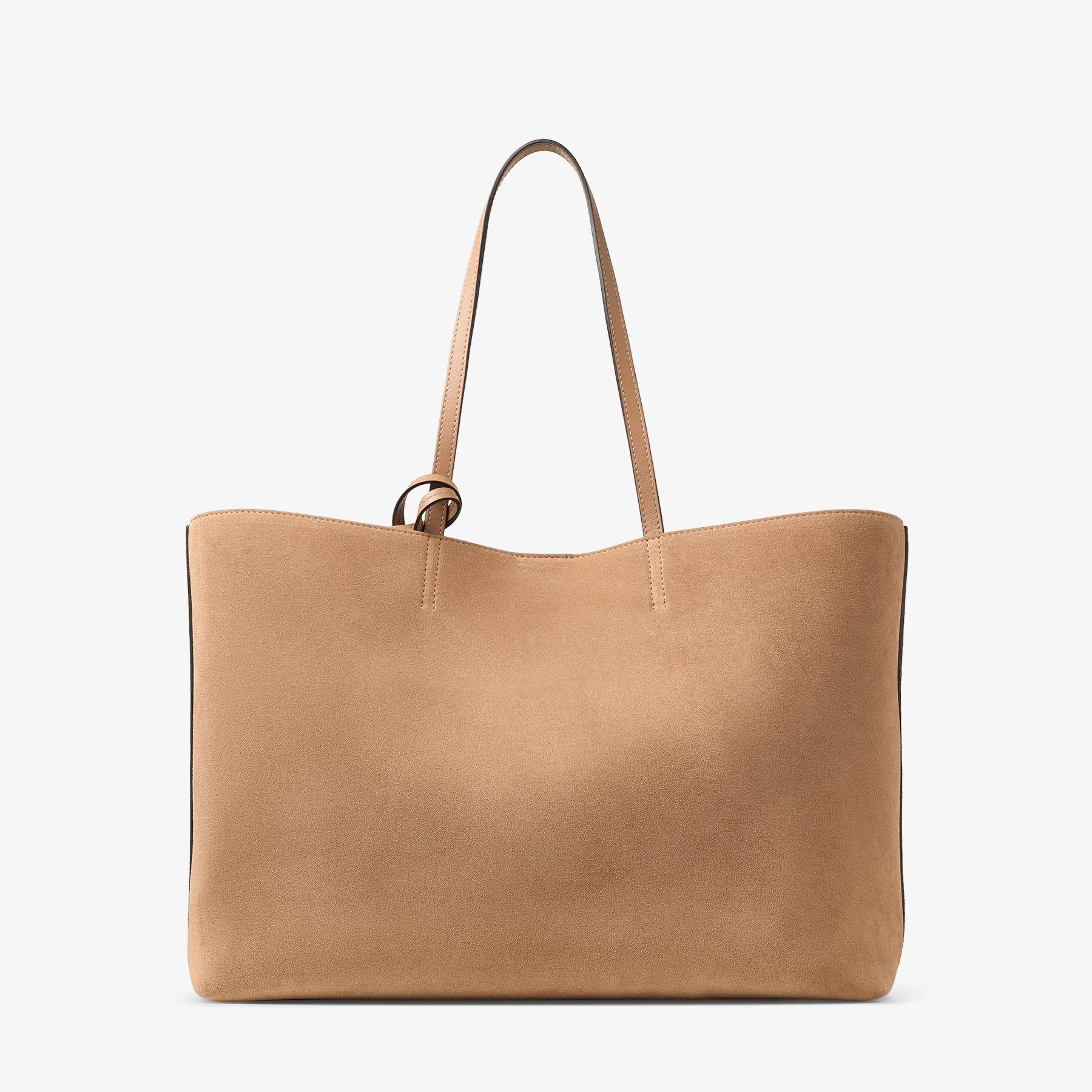 Nine2Five East-West | Toffee Suede Tote Handbag | JIMMY CHOO