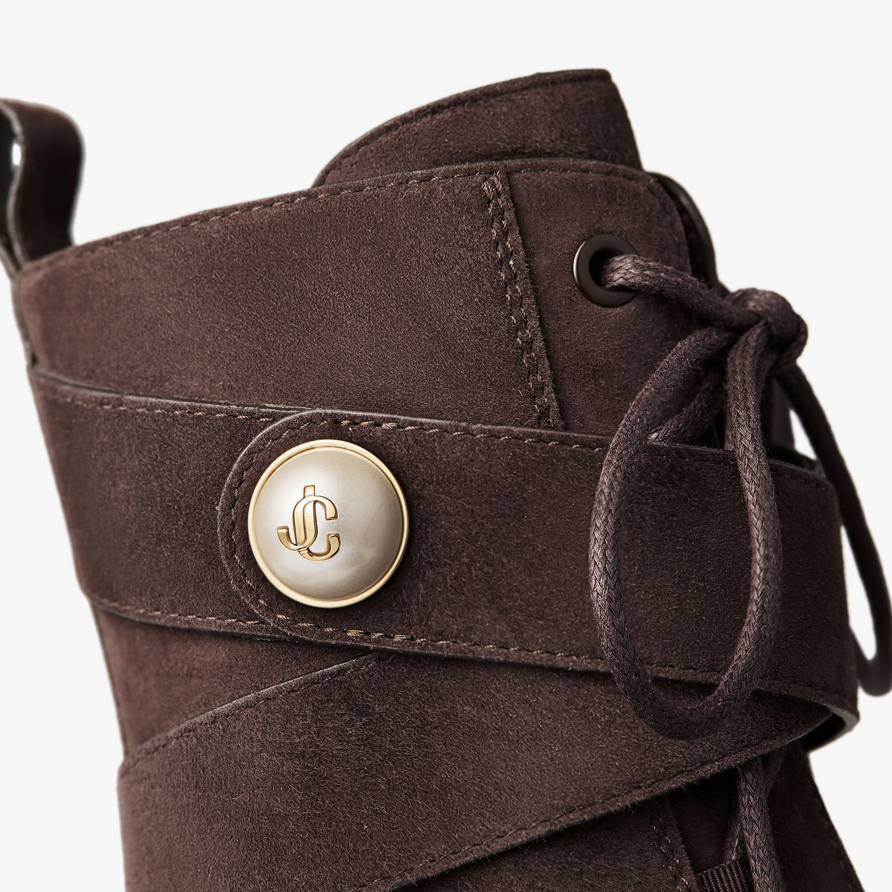 Noemi 45 | Chocolate Suede Ankle Boots | JIMMY CHOO