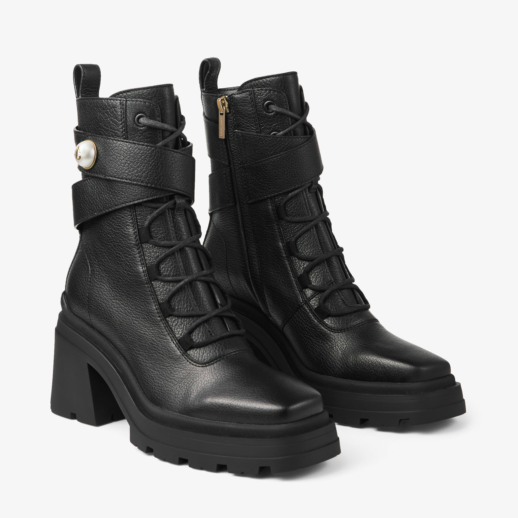 Noemi 80 | Black Leather Ankle Boots | JIMMY CHOO Noemi 80 | Black Leather Ankle Boots | JIMMY CHOO