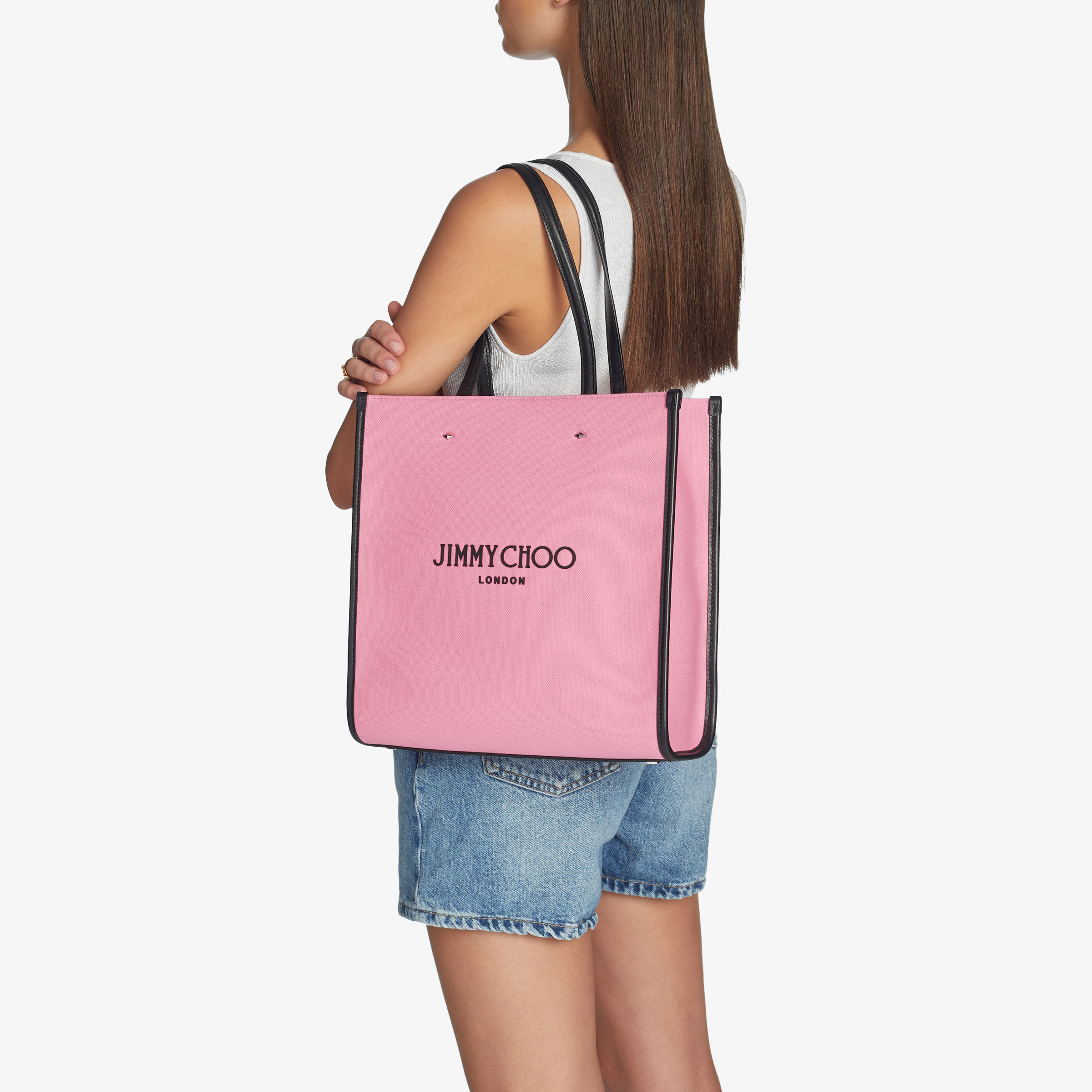N/S TOTE M CANDY PINK トートバッグ N/S TOTE/M | Candy Pink Canvas Tote Bag | Summer Collection