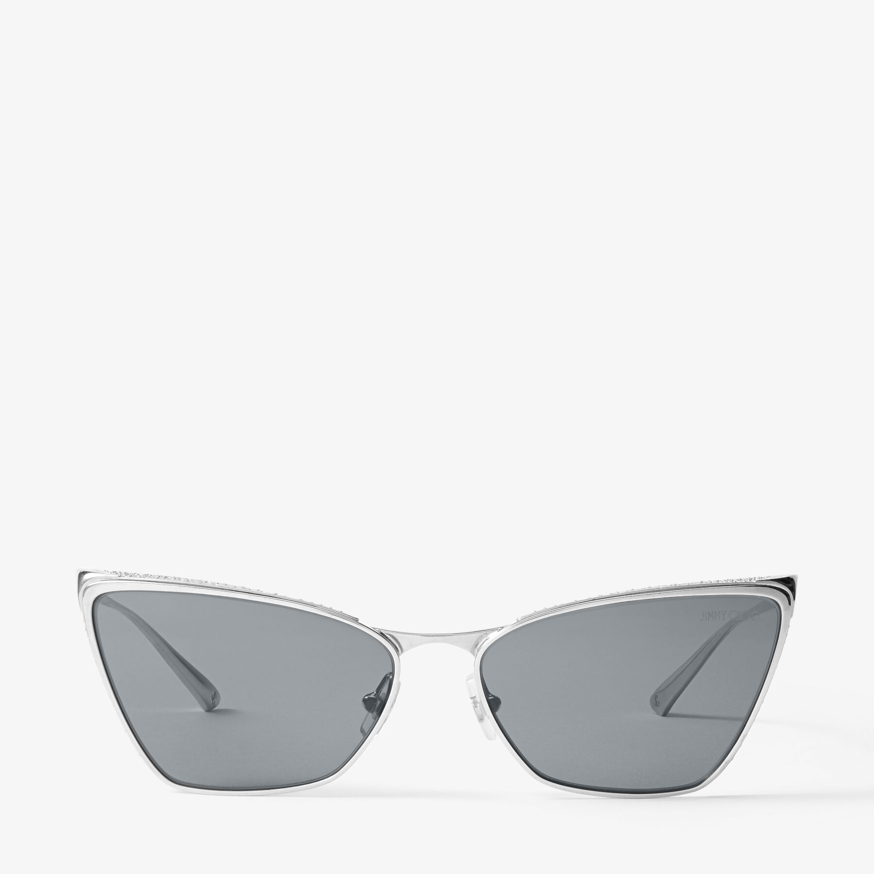 Payton | Silver Cat Eye Sunglasses | JIMMY CHOO US