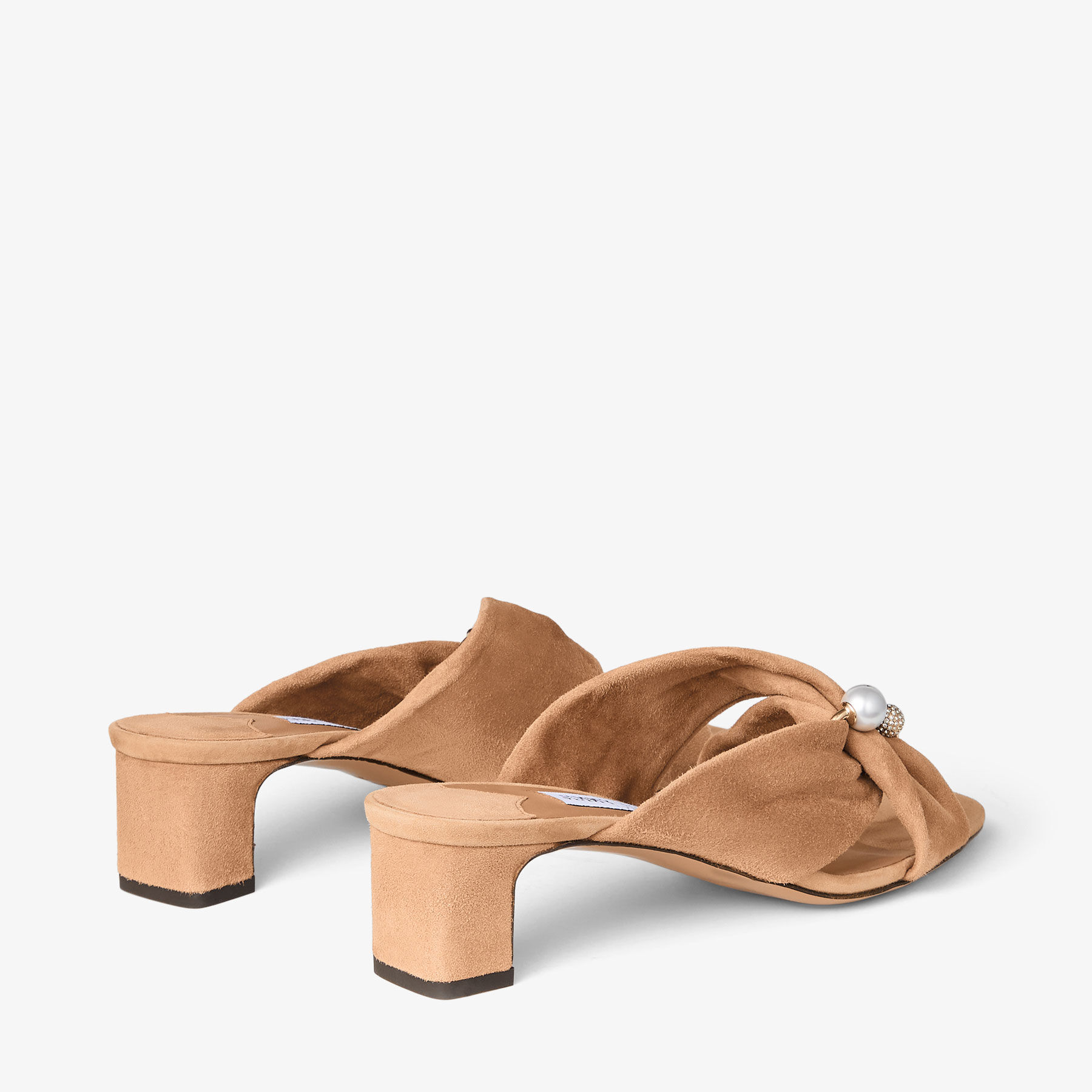 Rafi 45 | Toffee Suede Sandals | JIMMY CHOO