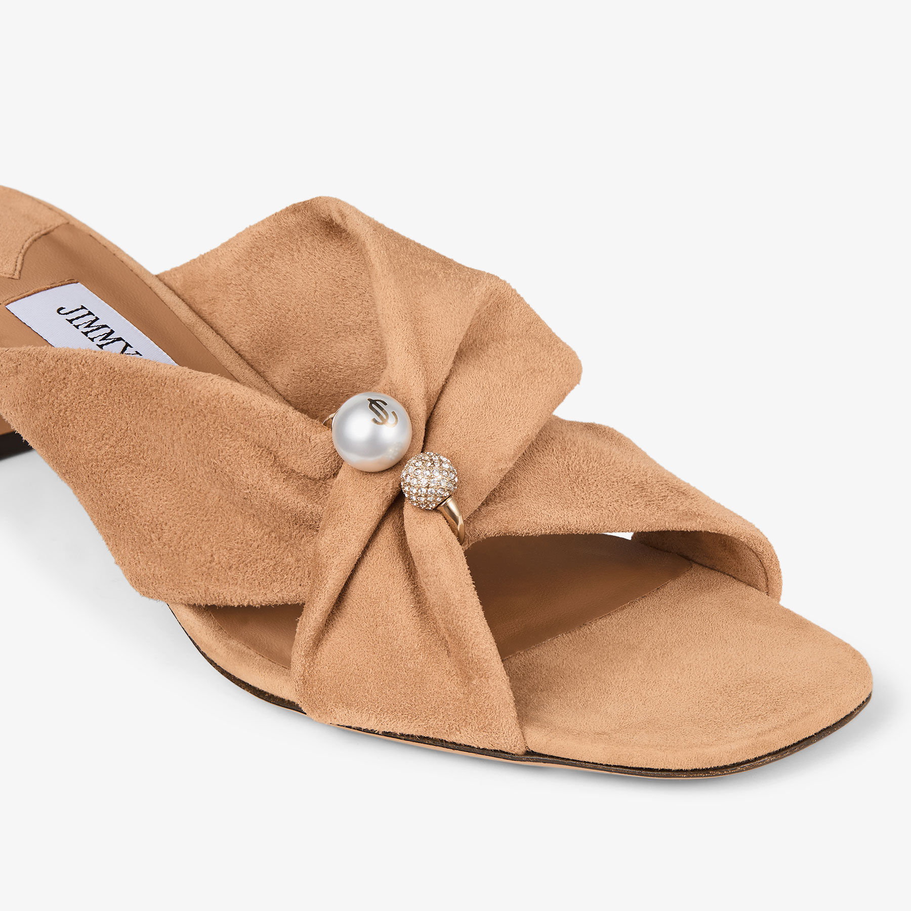 Rafi 45 | Toffee Suede Sandals | JIMMY CHOO