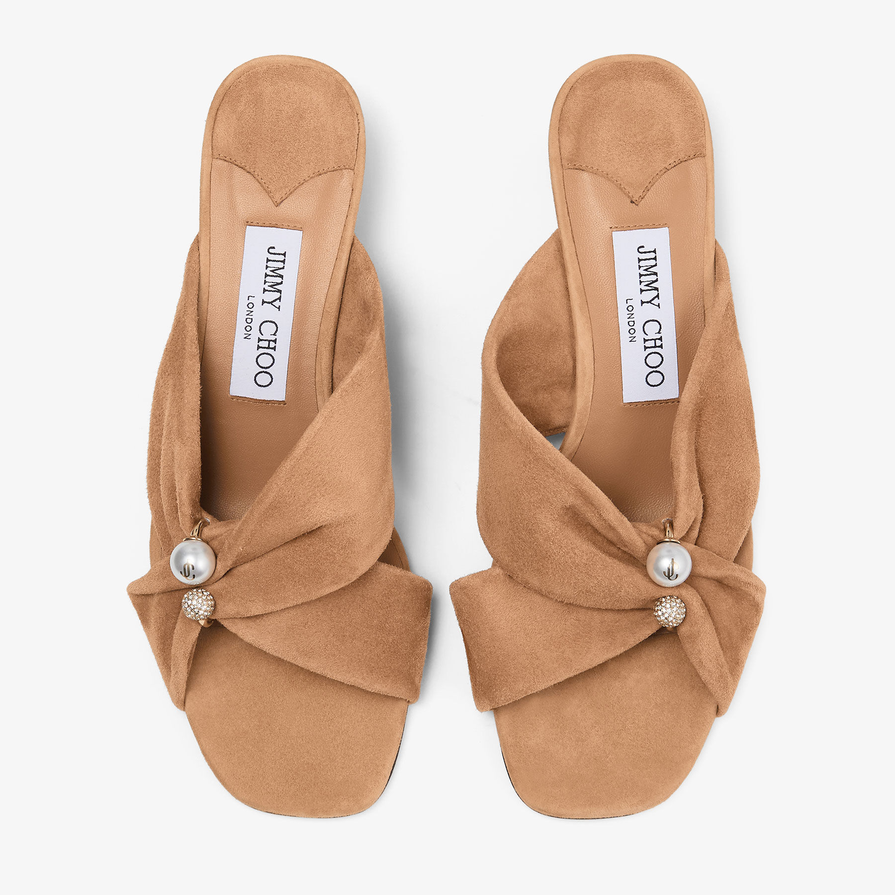 Rafi 45 | Toffee Suede Sandals | JIMMY CHOO