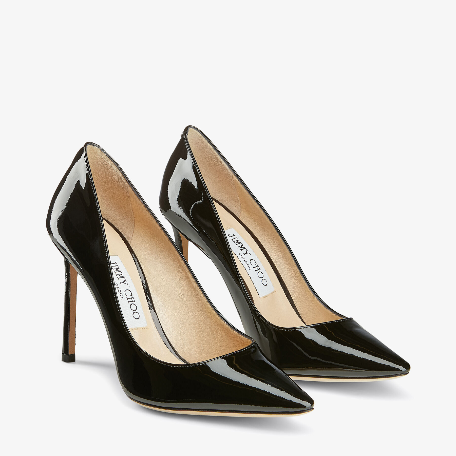 サマーセール ミニグランド バンドル | Pumps Toe Pointy Leather Patent Black Romy Fall Pre | 100 靴