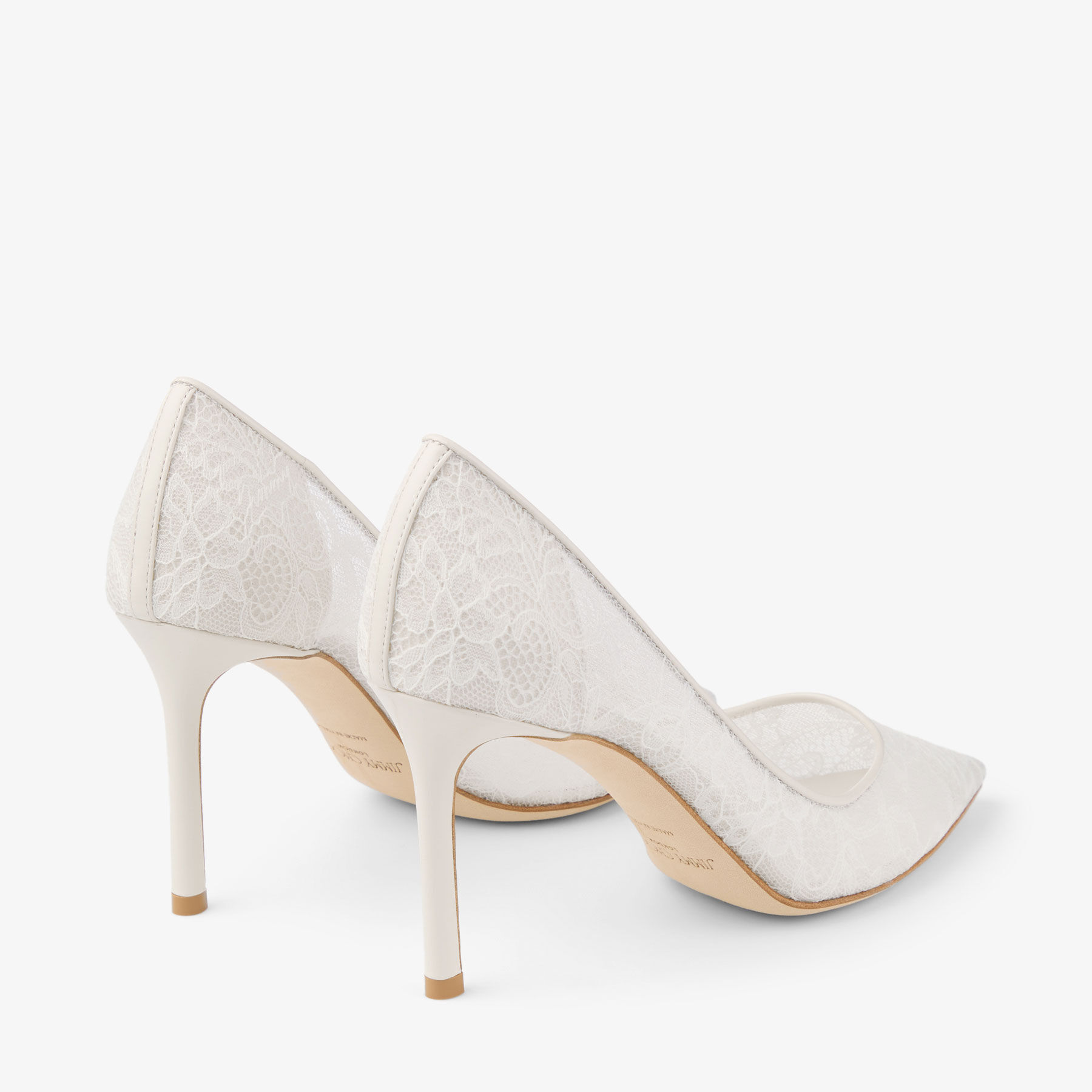 Romy 85 | Ivory Jimmy Choo Lace Pumps | JIMMY CHOO