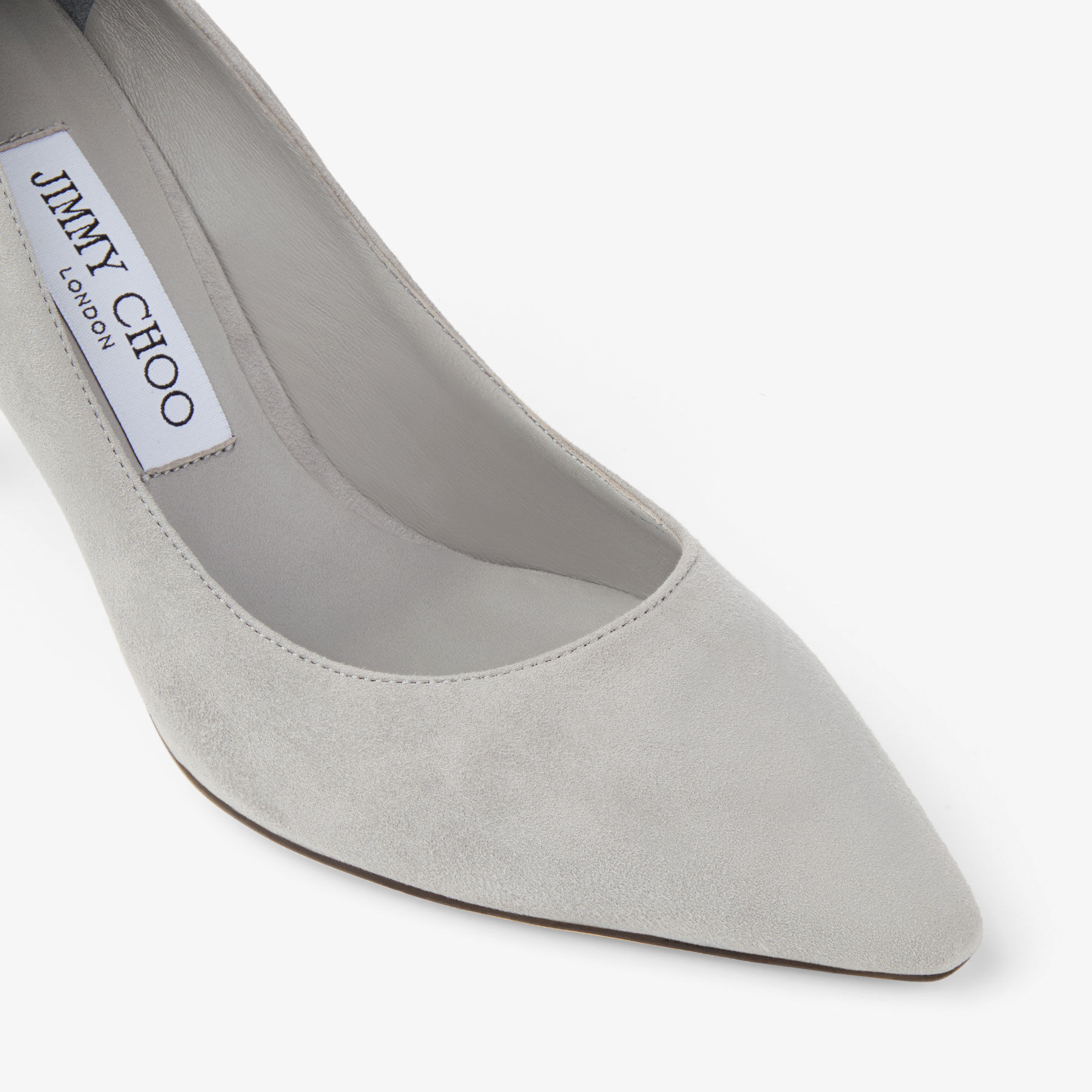 Romy 85 | Dove Tonal Suede Pumps | JIMMY CHOO