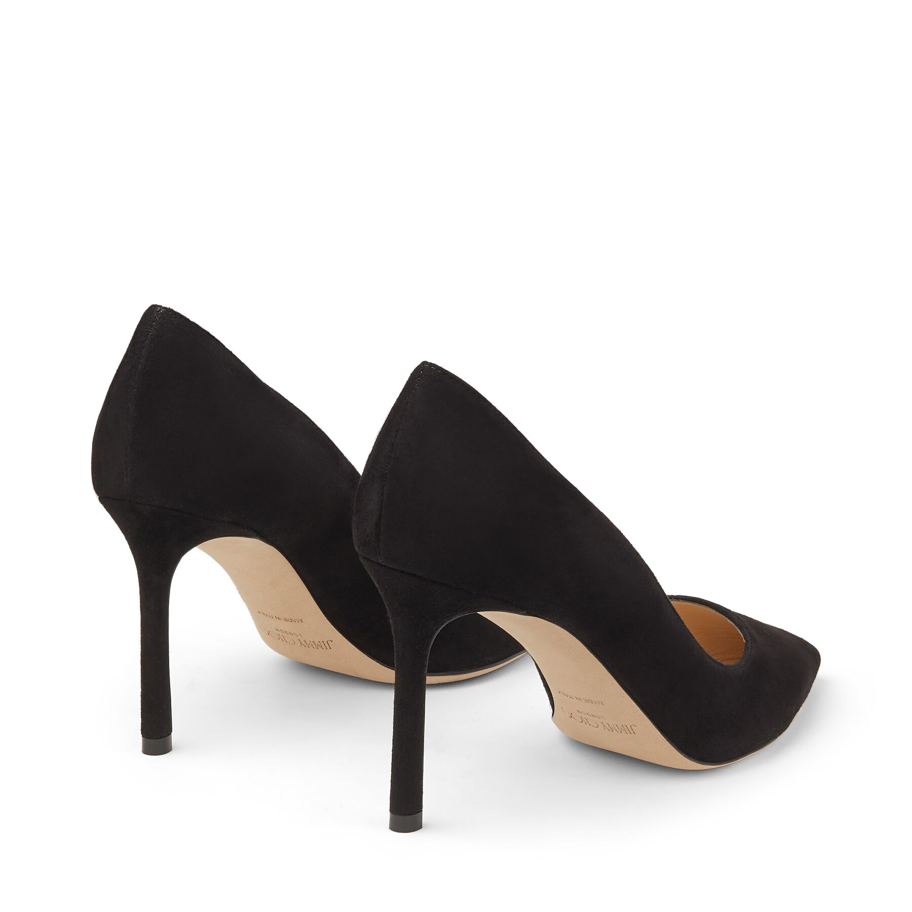 大特価 言い換え | Pumps Pointed Suede Black Romy 16 Winter Autumn | 85 靴