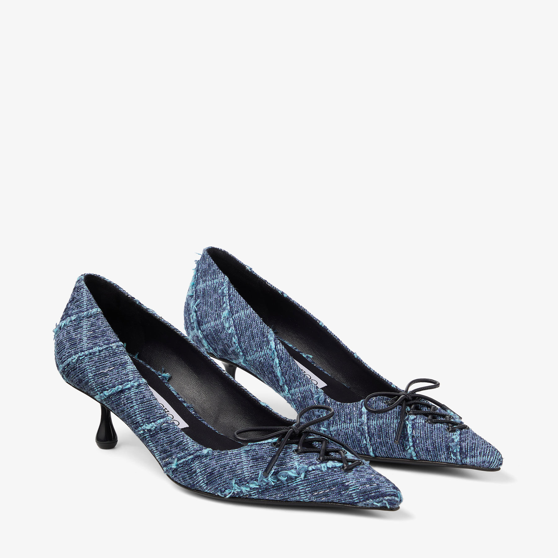 Scarlett 50 | Crosshatch Denim Pumps | JIMMY CHOO