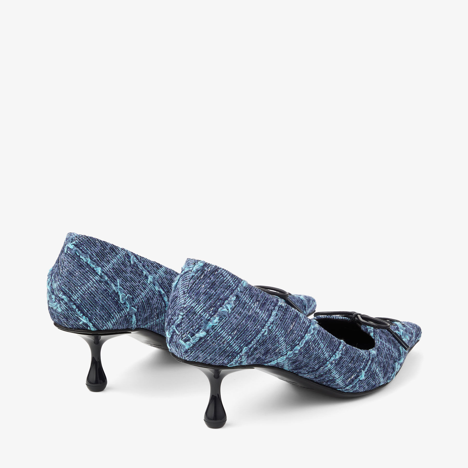 Scarlett 50 | Crosshatch Denim Pumps | JIMMY CHOO