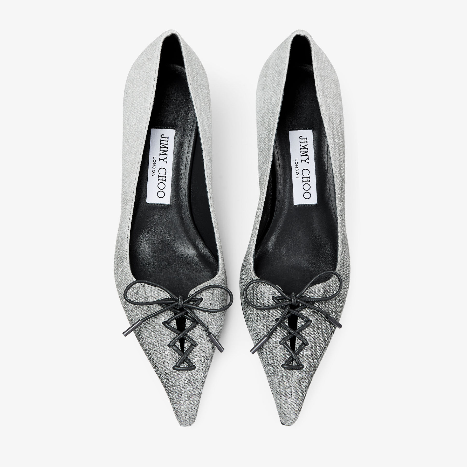 Scarlett 50 | Dove Suede Denim Pumps | JIMMY CHOO