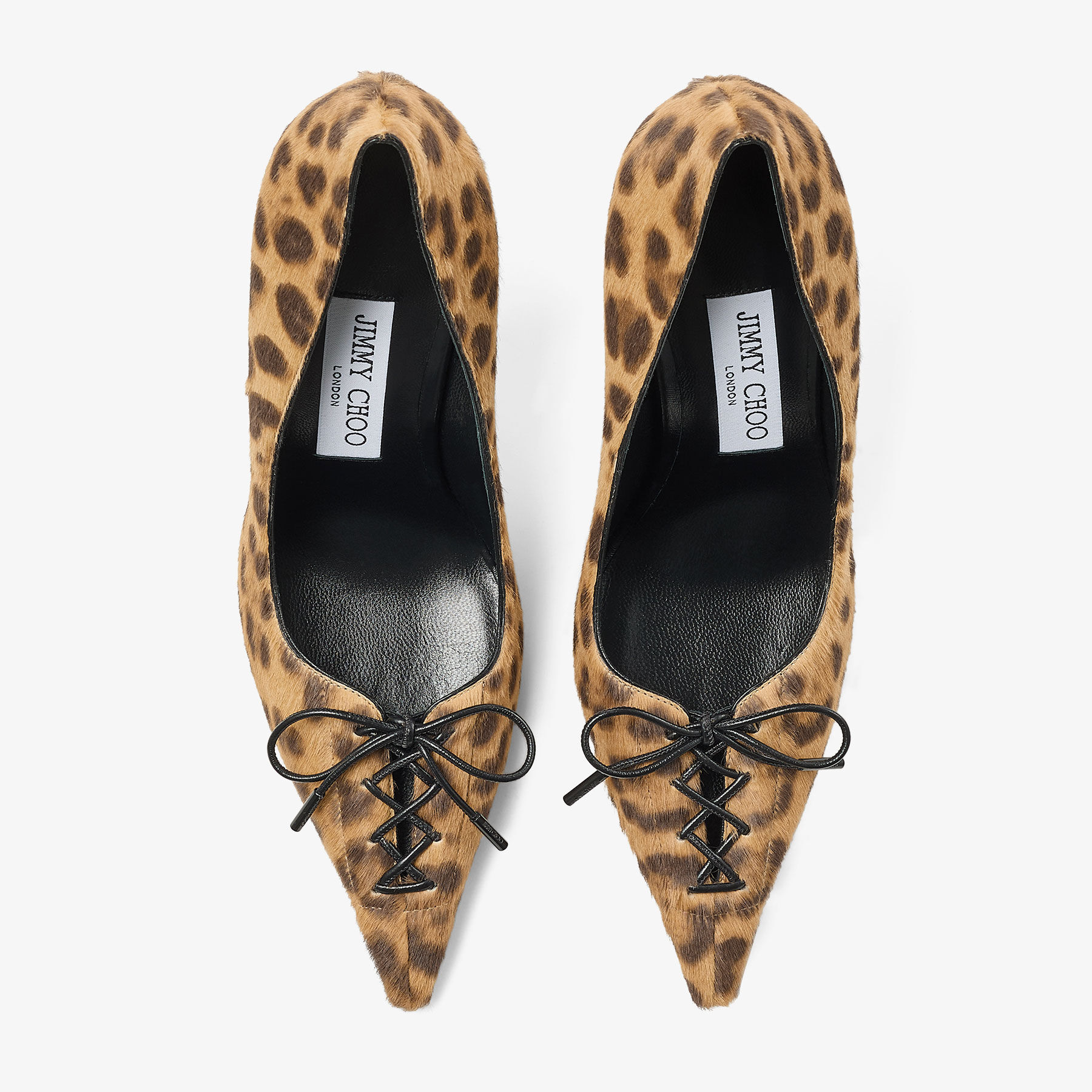 Scarlett 95 | Natural Leopard Print Pony Pumps | JIMMY CHOO