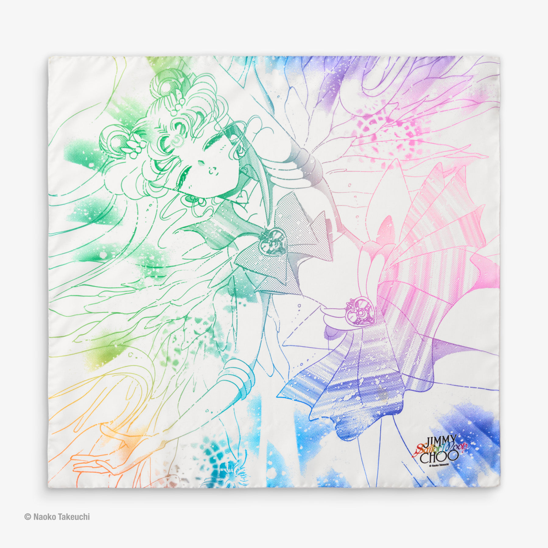 半額ストア Multicolour | Foulard Moon Sailor Super Silk CHOO JIMMY | Scarf Tシャツ・アパレル
