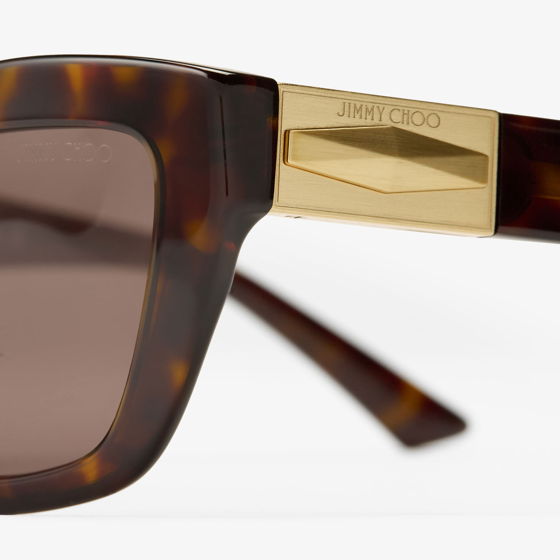 Solene | Brown Havana Cat Eye Sunglasses | Jimmy Choo