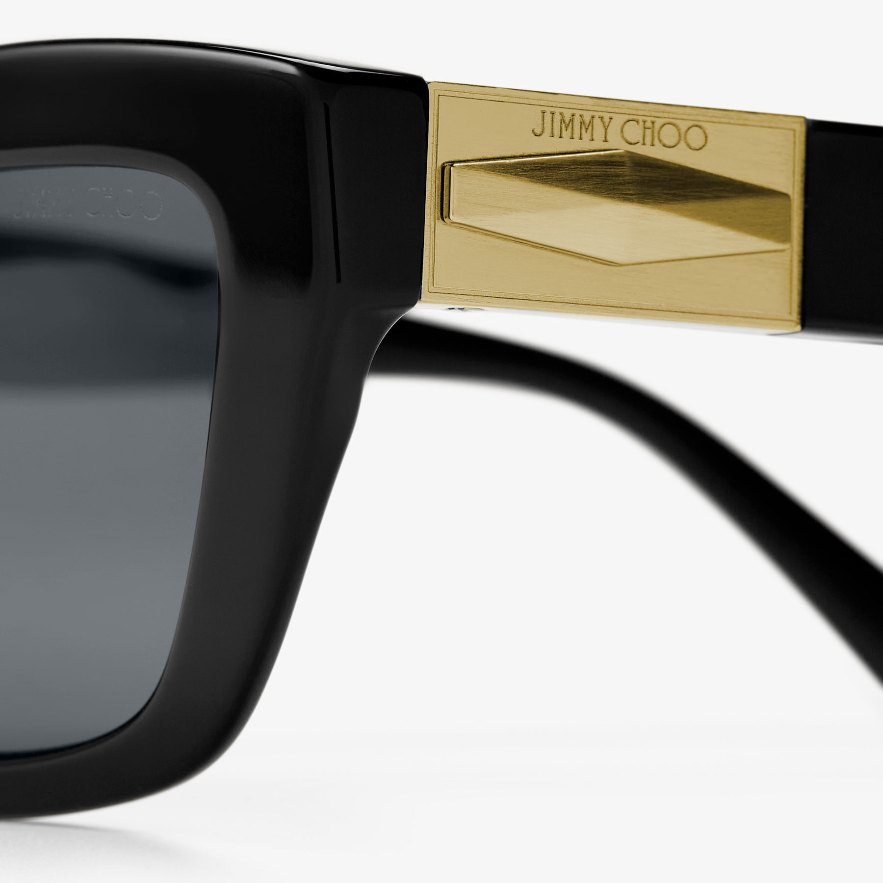 Solene | Black Havana Cat Eye Sunglasses | Jimmy Choo