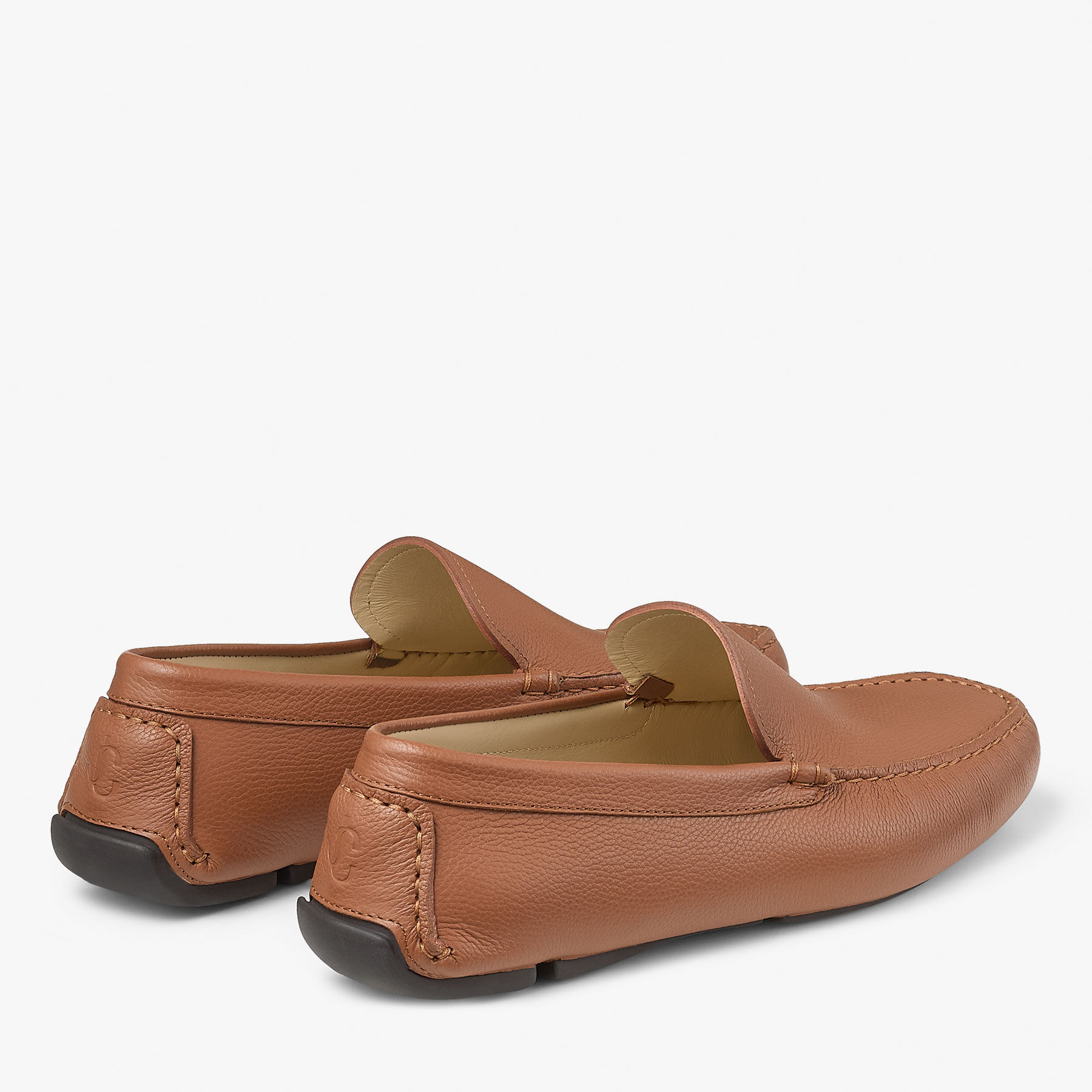 美品✨　JIMMY CHOO ジミーチュウ　ミュール　カーフ　レザー　スタッズ PIPPA | メタル & クリスタルスタースタッズ付きLatte カーフレザー