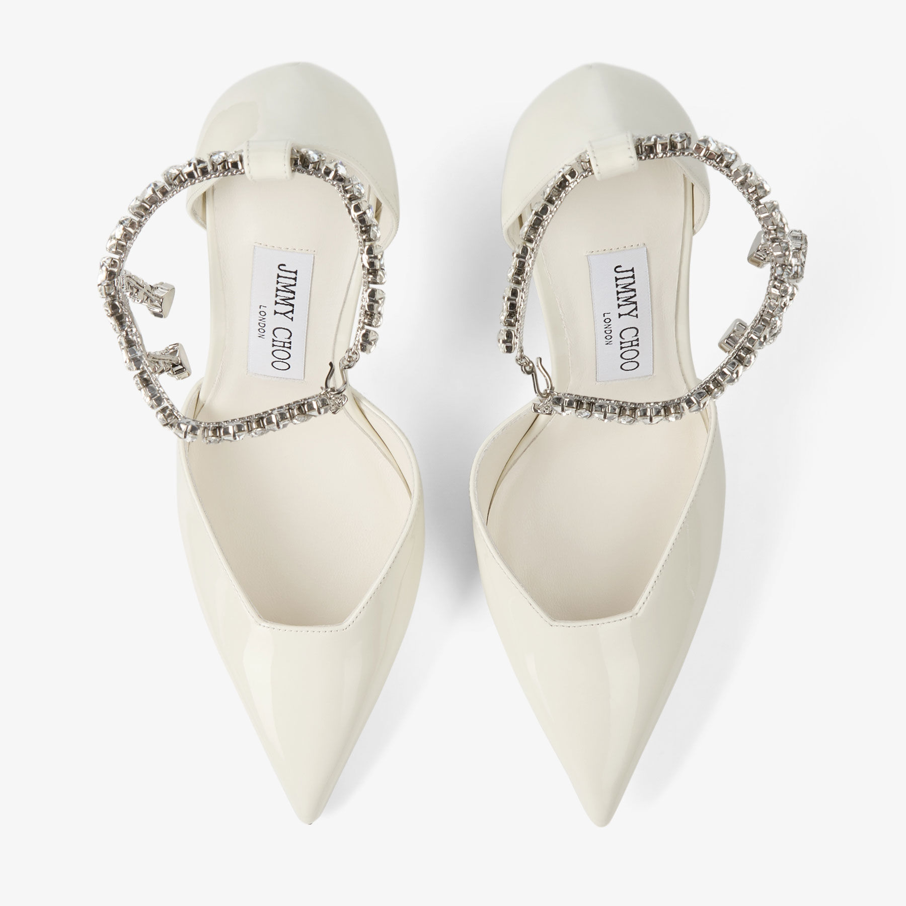 Stevie 100 | Latte Patent Leather Pumps | JIMMY CHOO CA