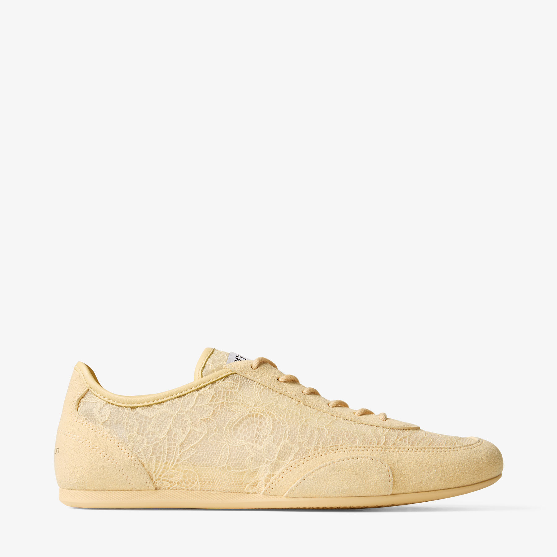 Sunny F | Corn Leather Mix and Jimmy Choo Lace Low Top Trainers