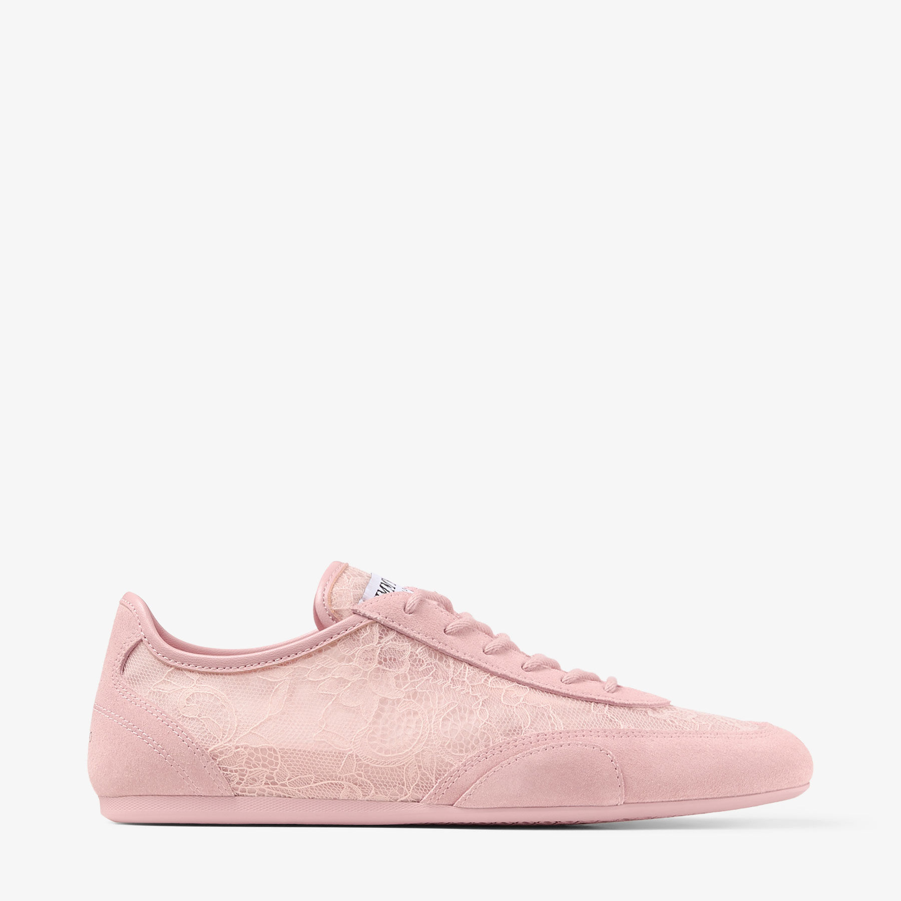 Sunny F | Rose Leather Mix and Jimmy Choo Lace Low Top Trainers