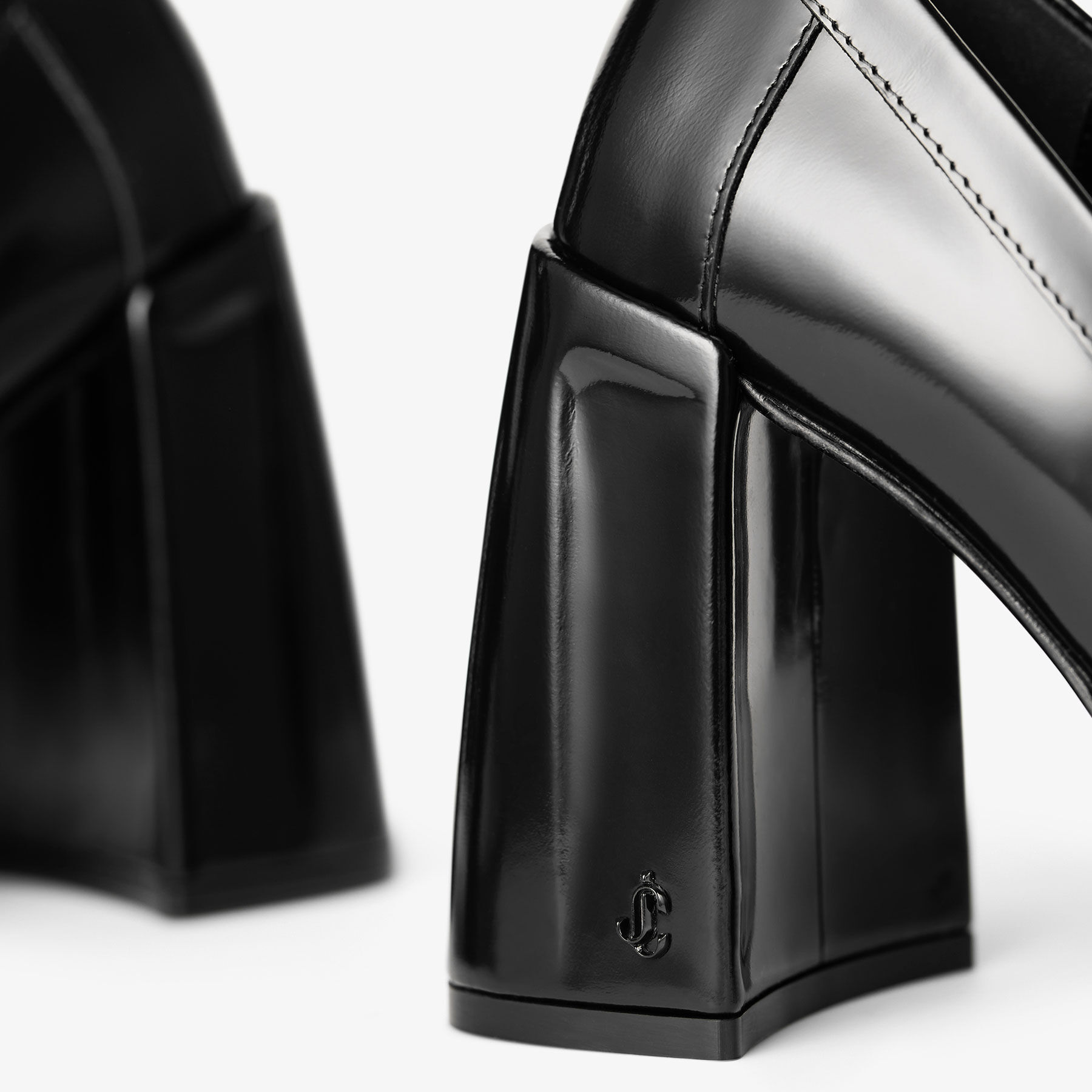 Tylor 95 | Black Soft Spazzolato Pumps | JIMMY CHOO