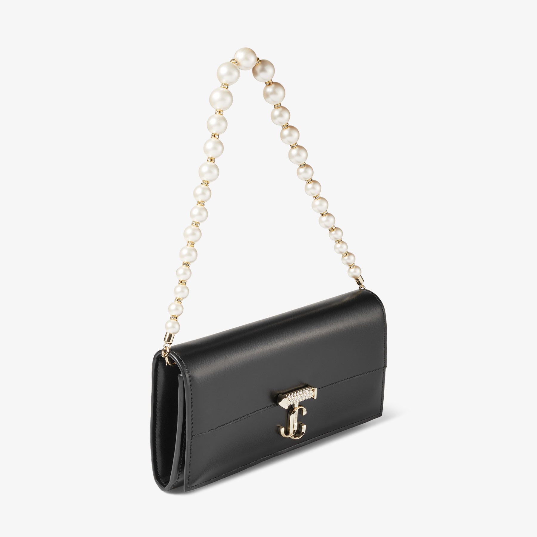 Jimmy Choo CHERI ビジュー チェーン ショルダーバッグ (Jimmy