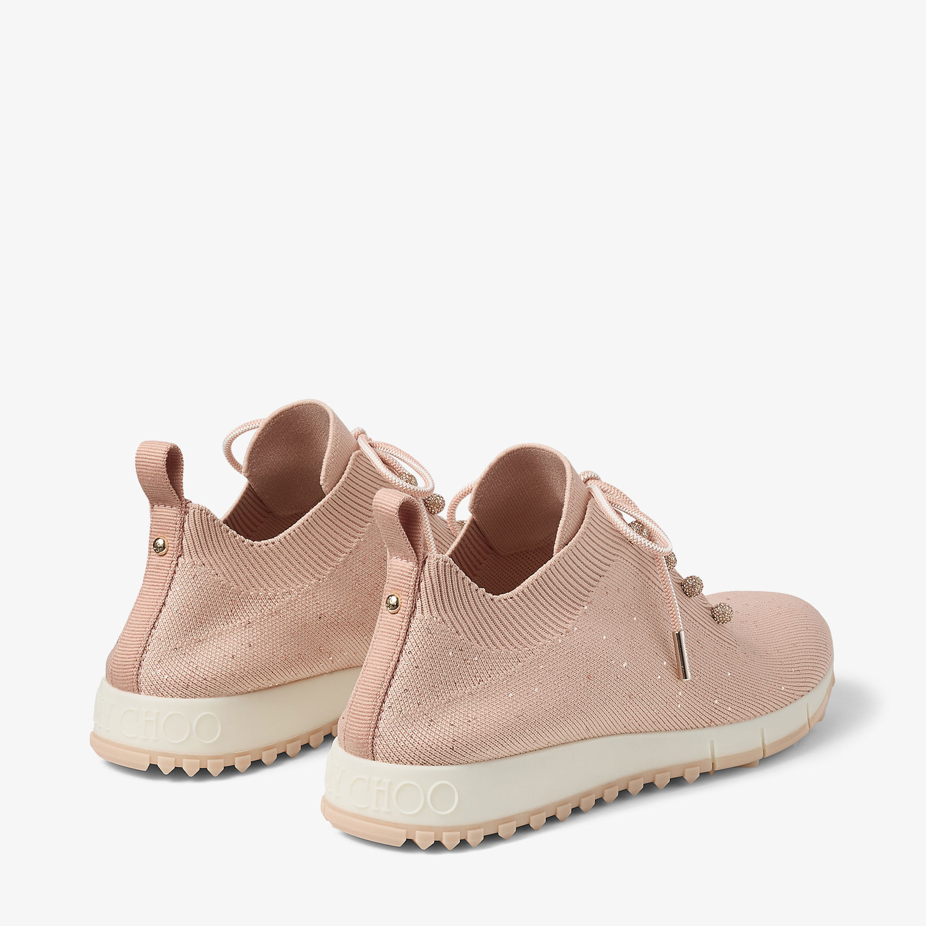 Veles | Macaron Sequin Knit Trainers | JIMMY CHOO