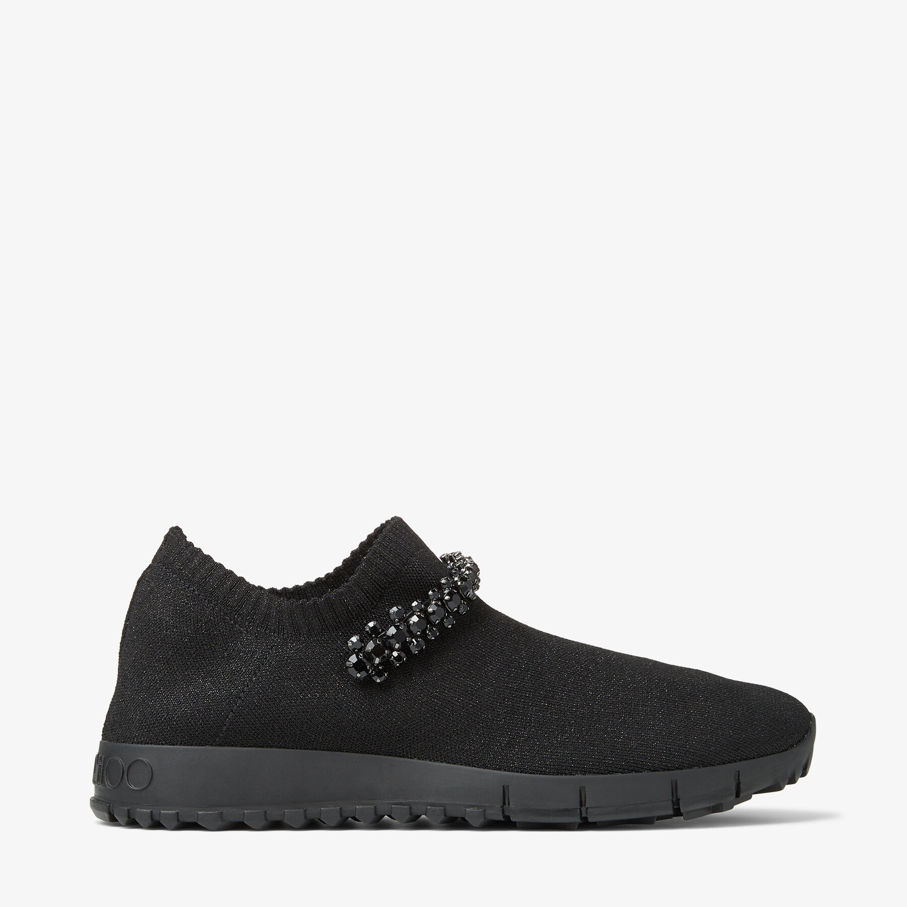 Black Knit Trainers with Crystals | VERONA | Autumn 2022 Black Knit Trainers with Crystals | VERONA | Autumn 2022