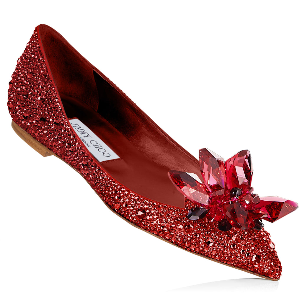 Jimmy choo cinderella shoes red Outlet