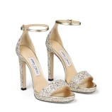 jimmy choo glitter sandals