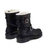 jimmy choo shearling boots